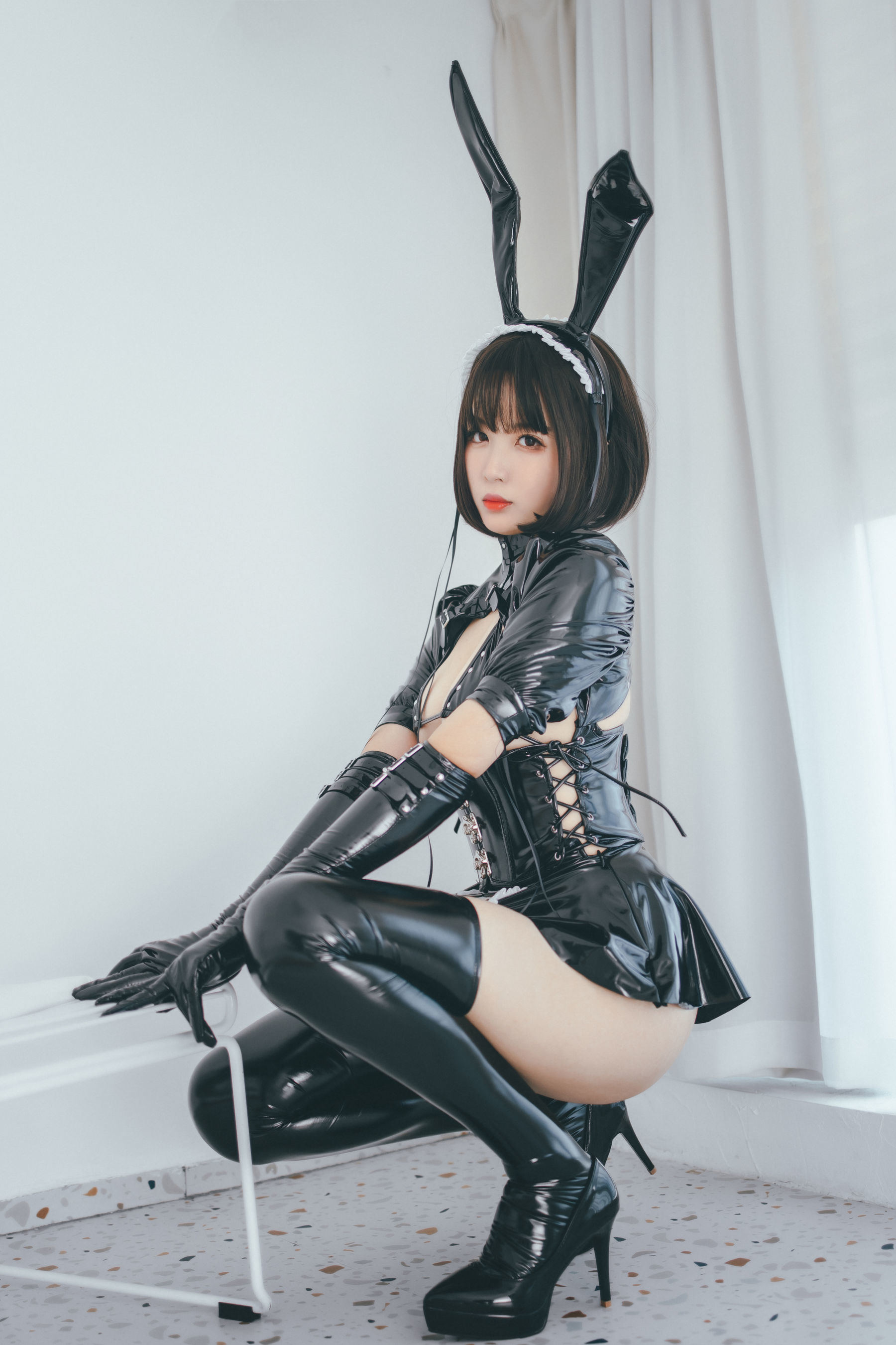 コスプレ福利] センショウ先輩 - バニーガールメイド