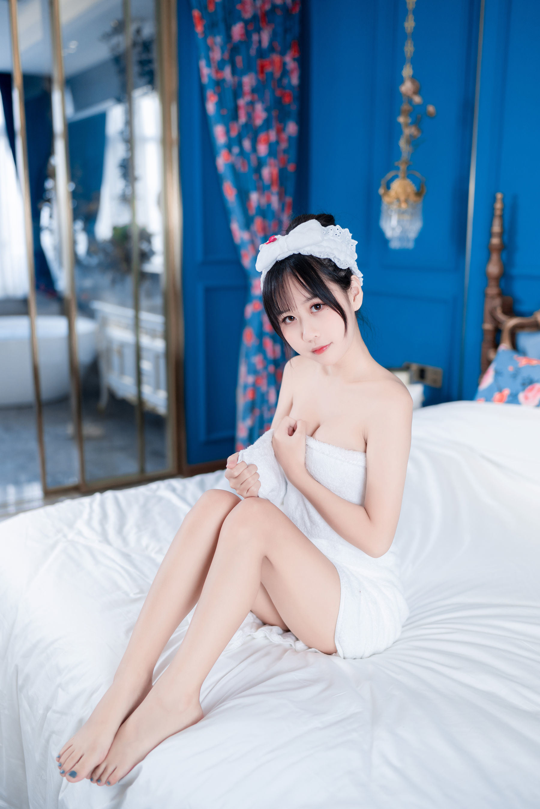 COS Welfare] Sunny Beautiful Girl Mengyaer o0 - Bath Towel