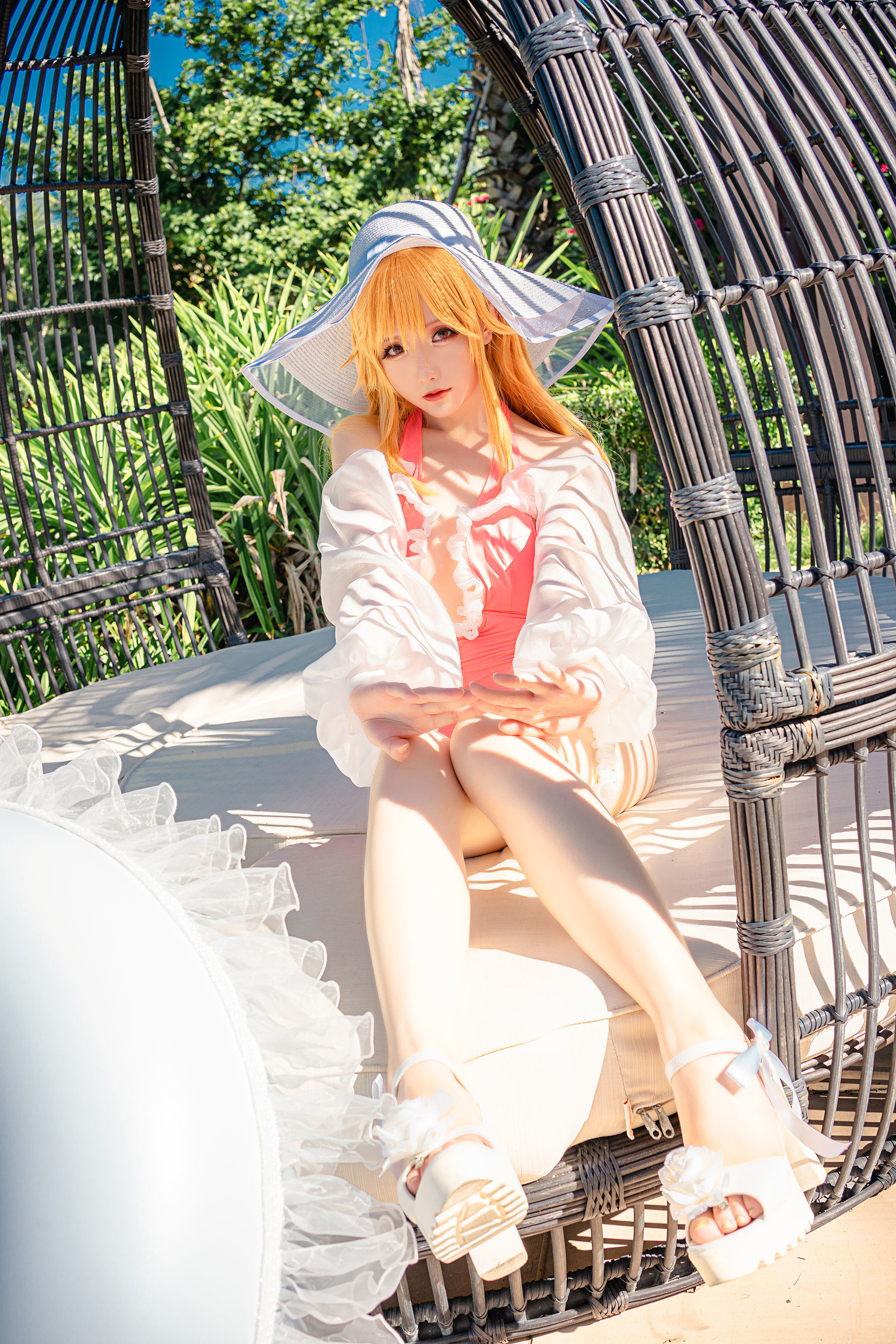 コスプレ福利] Coserお姉さん星之迟迟 - メイシャ リシュリュー
