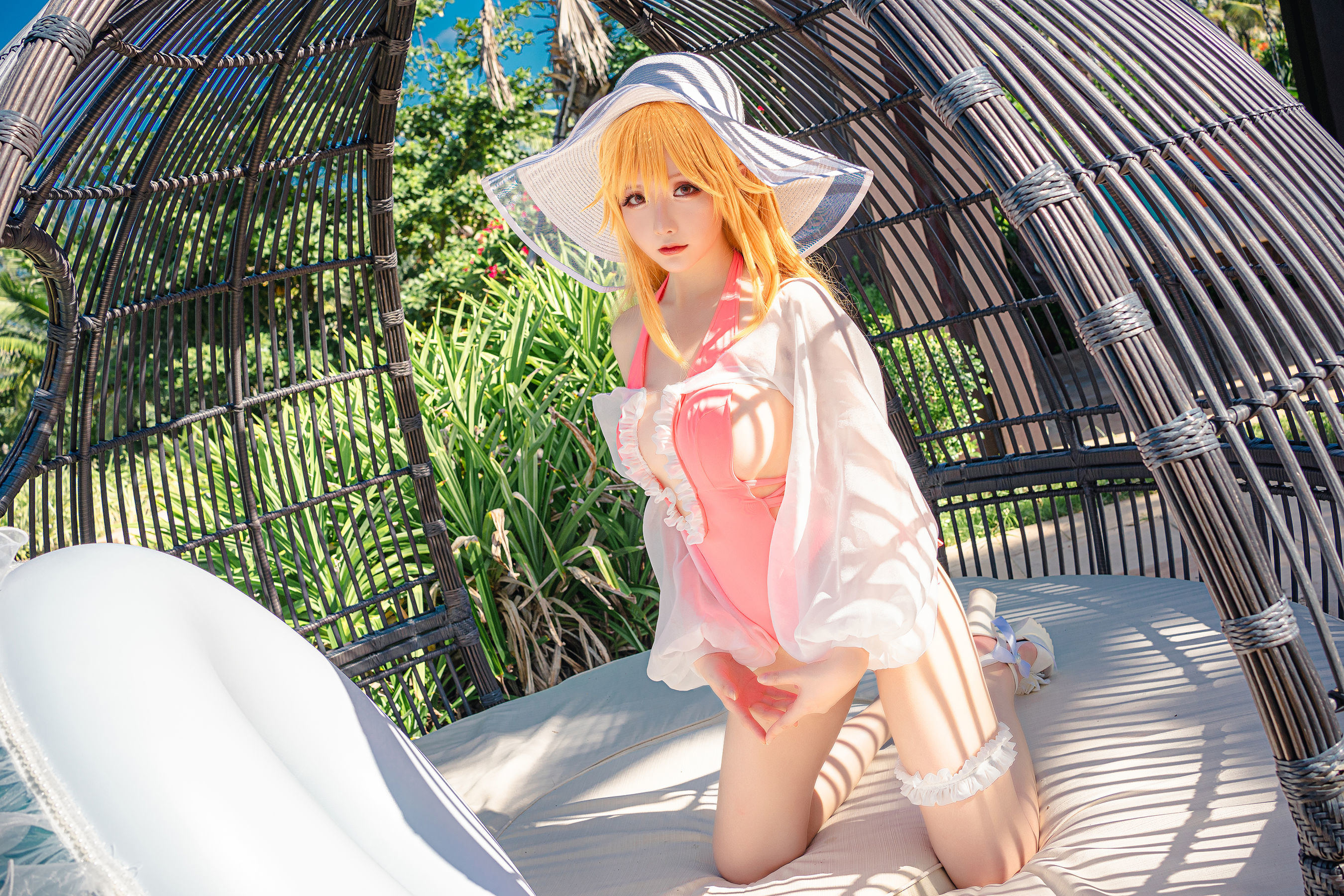 コスプレ福利] Coserお姉さん星之迟迟 - メイシャ リシュリュー
