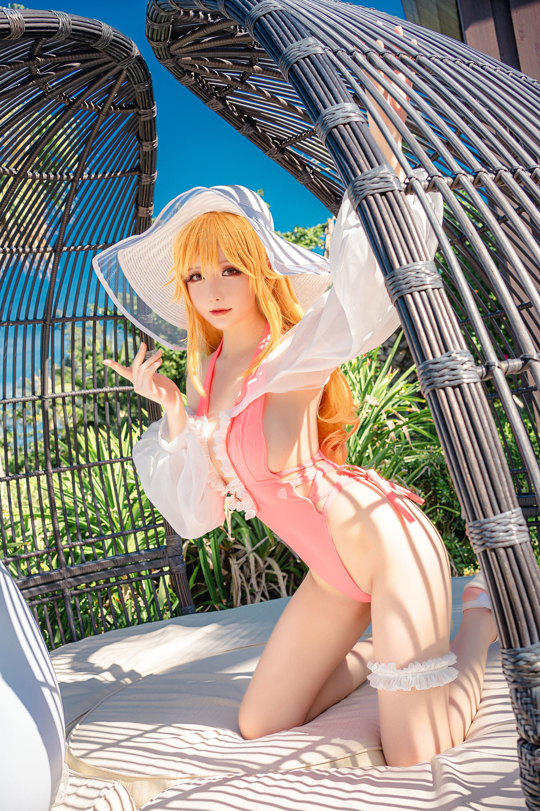 コスプレ福利] Coserお姉さん星之迟迟 - メイシャ リシュリュー