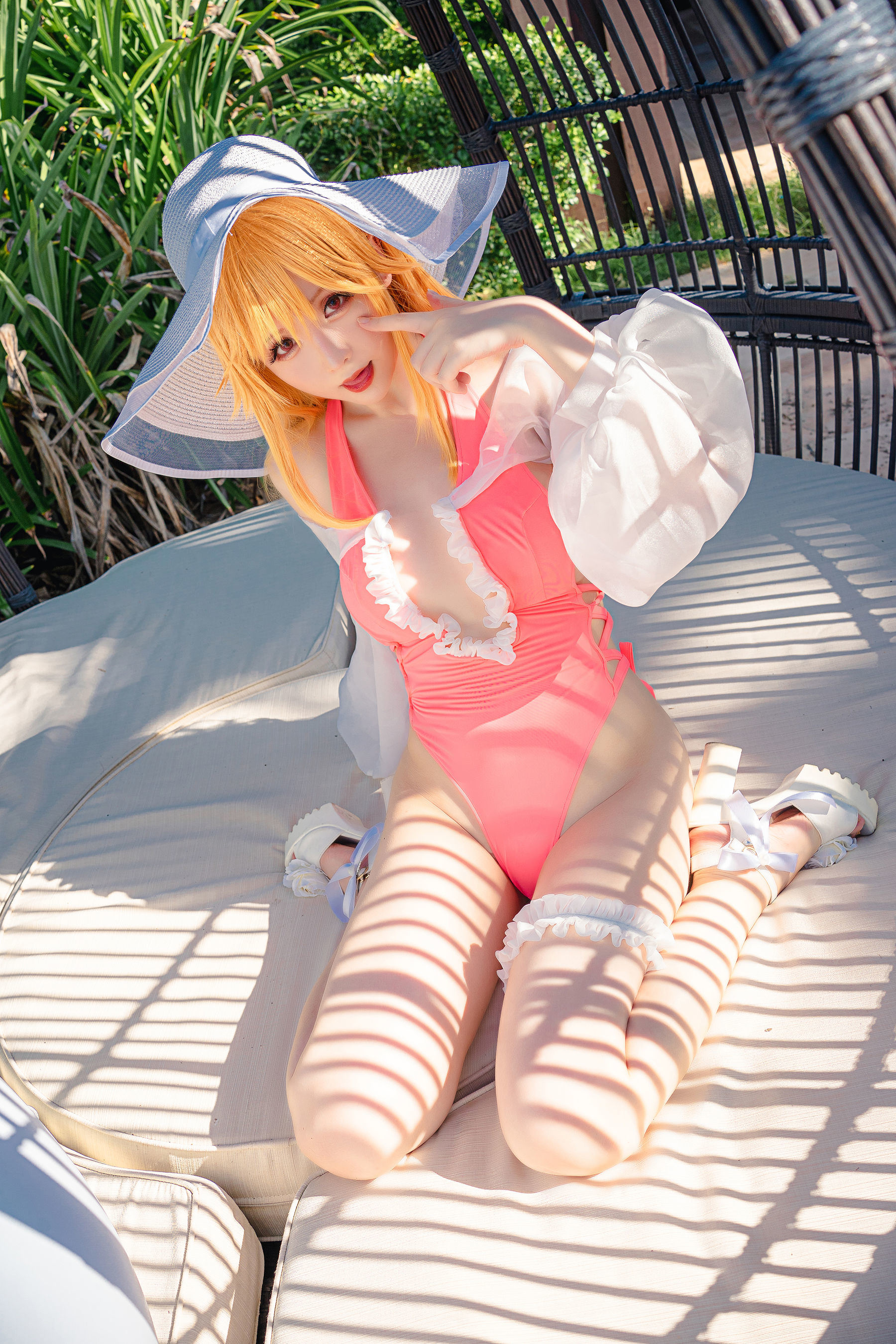 コスプレ福利] Coserお姉さん星之迟迟 - メイシャ リシュリュー