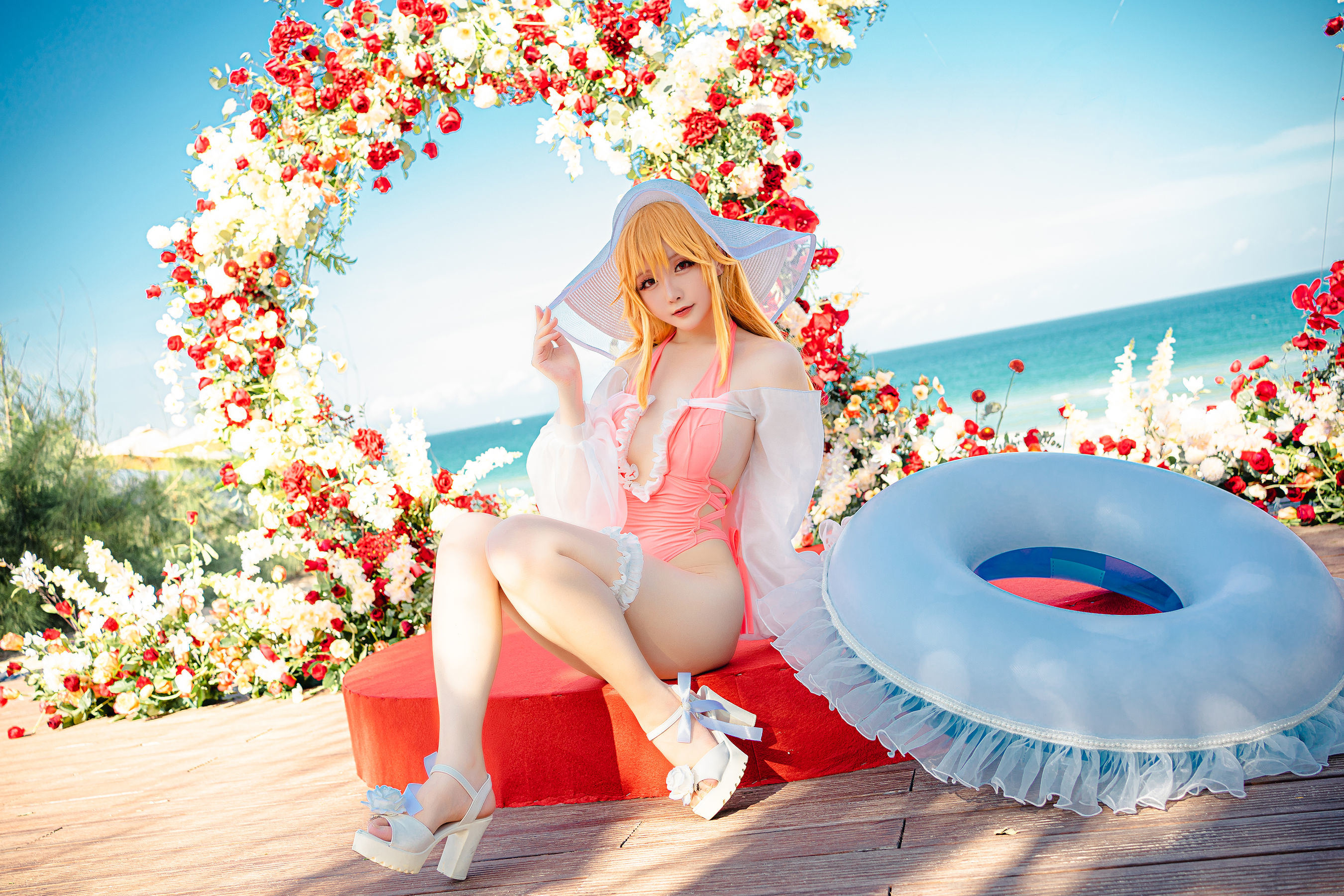 コスプレ福利] Coserお姉さん星之迟迟 - メイシャ リシュリュー