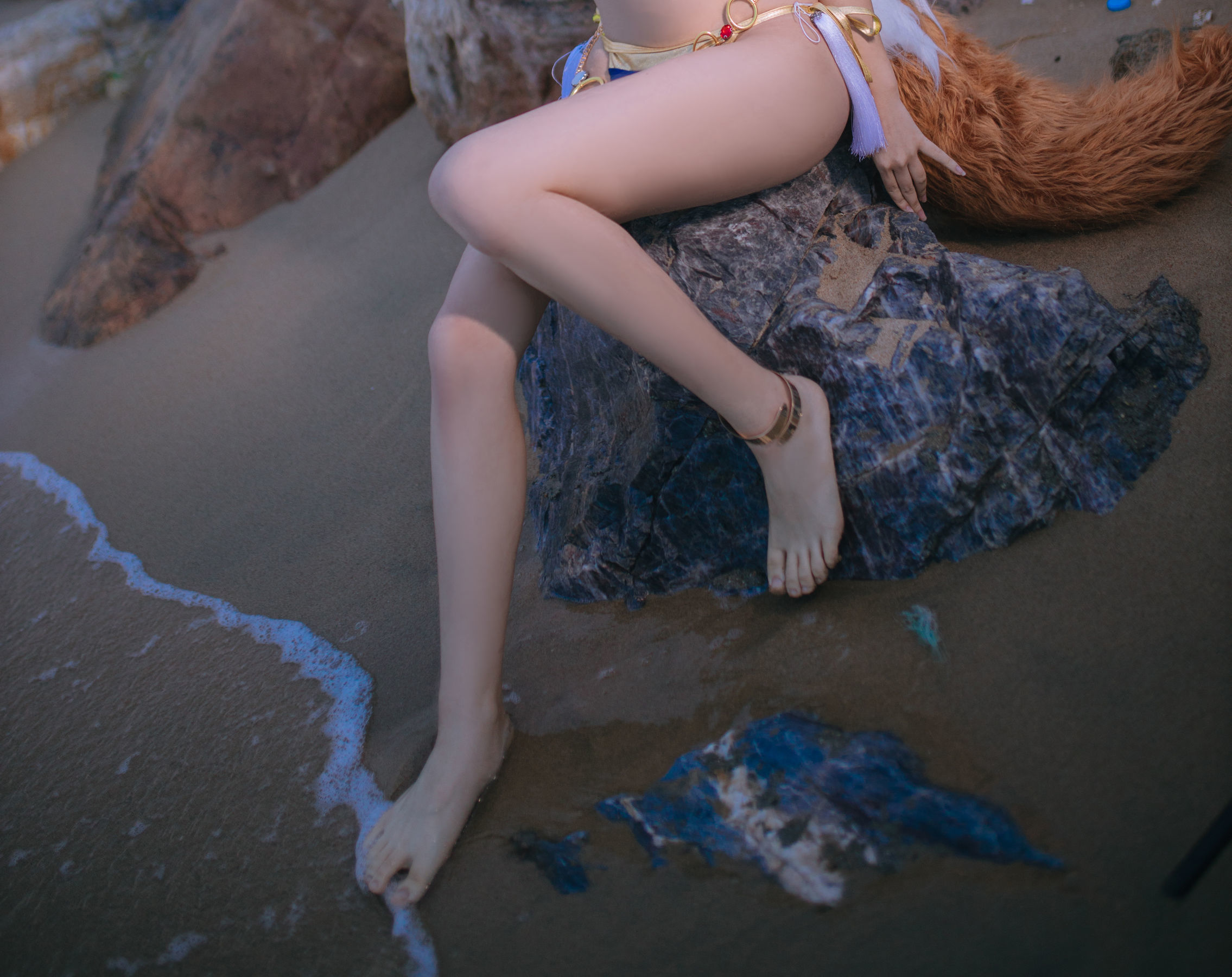 COS福利] Cosplay日奈娇 - 玉藻前 阿拉伯舞娘