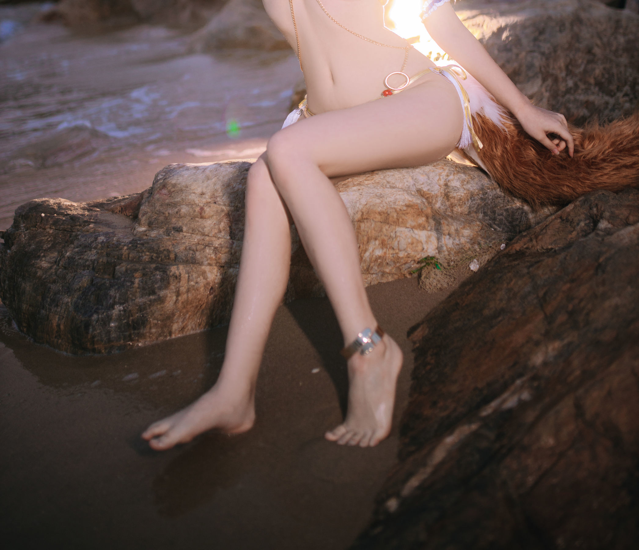 COS福利] Cosplay日奈娇 - 玉藻前 阿拉伯舞娘