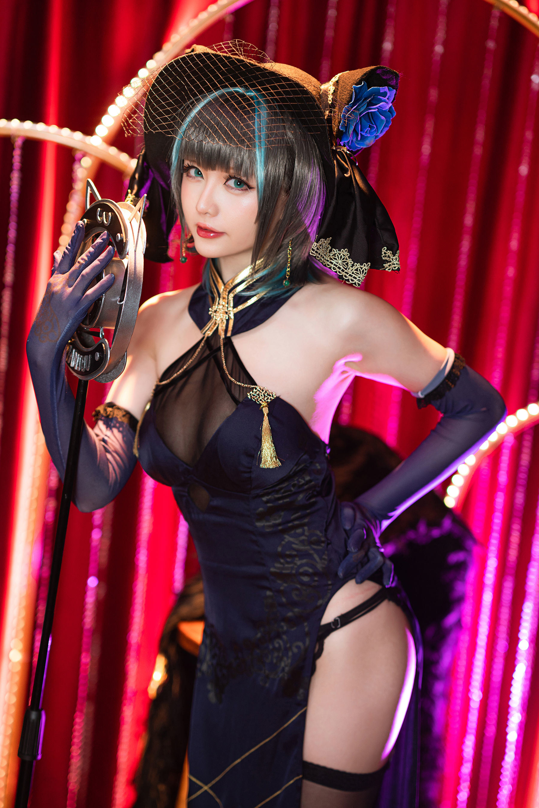 COS Phúc lợi] Coser chị em Xing Zhi Chi Chi - Cheshire Âm nhạc lộng lẫy Cait Sith