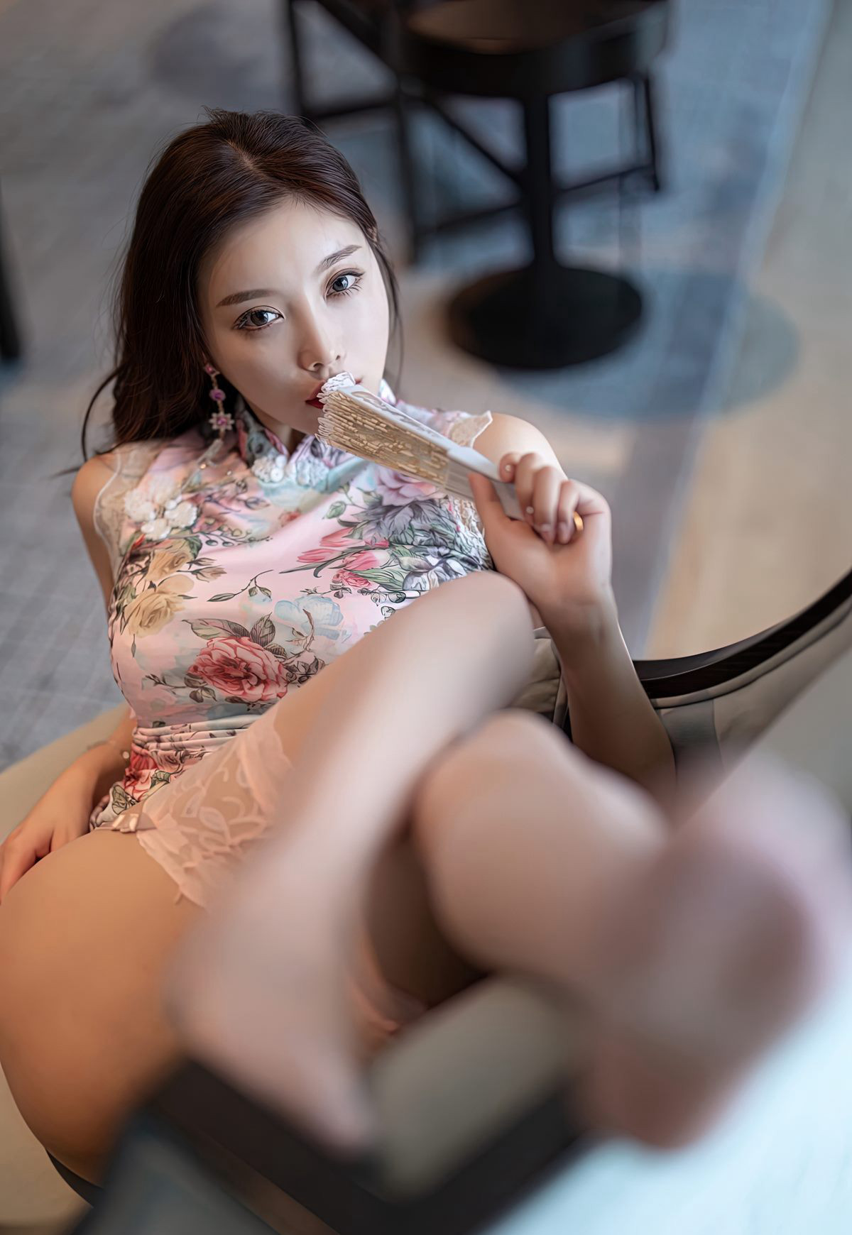 Dương Thần Thần cực phẩm trắng tơ ngọc chân bộ ảnh tính cảm đẹp đùi tất quyến rũ quần đinh tự kênh mông quyến rũ