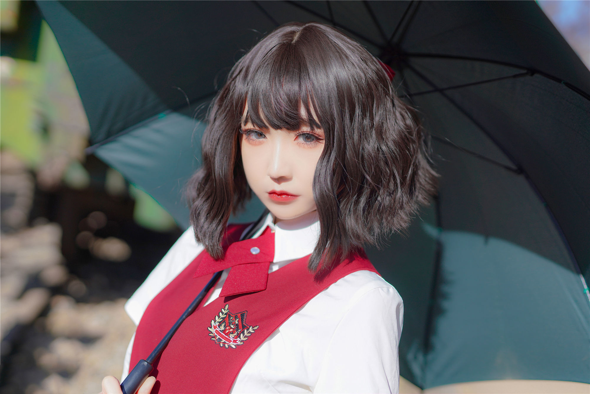 Meow Tang Film] Vol. 444 Red JK Skirt