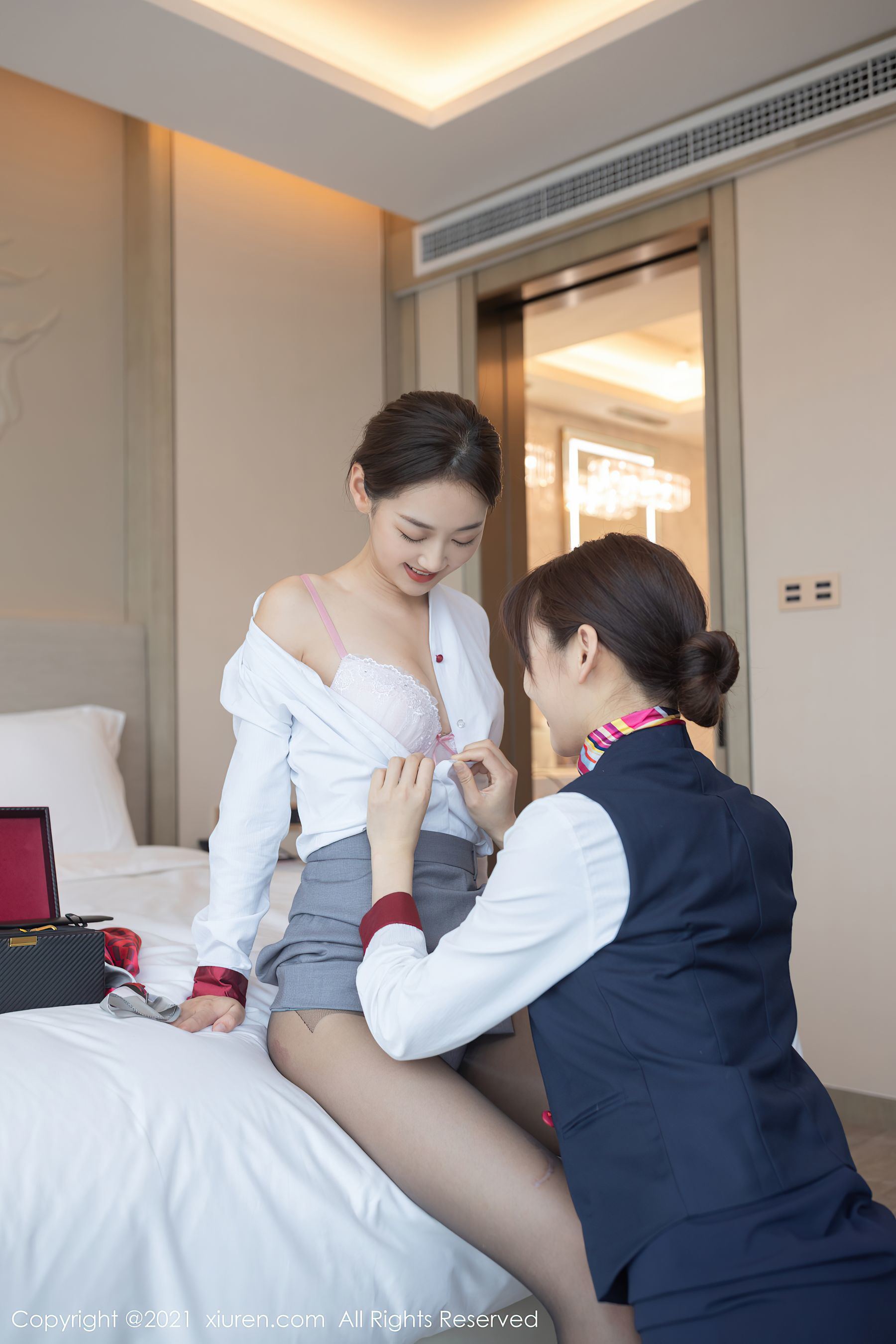 Xiuren] No.3371 Lục Huyên Huyên & Đường An Kỳ