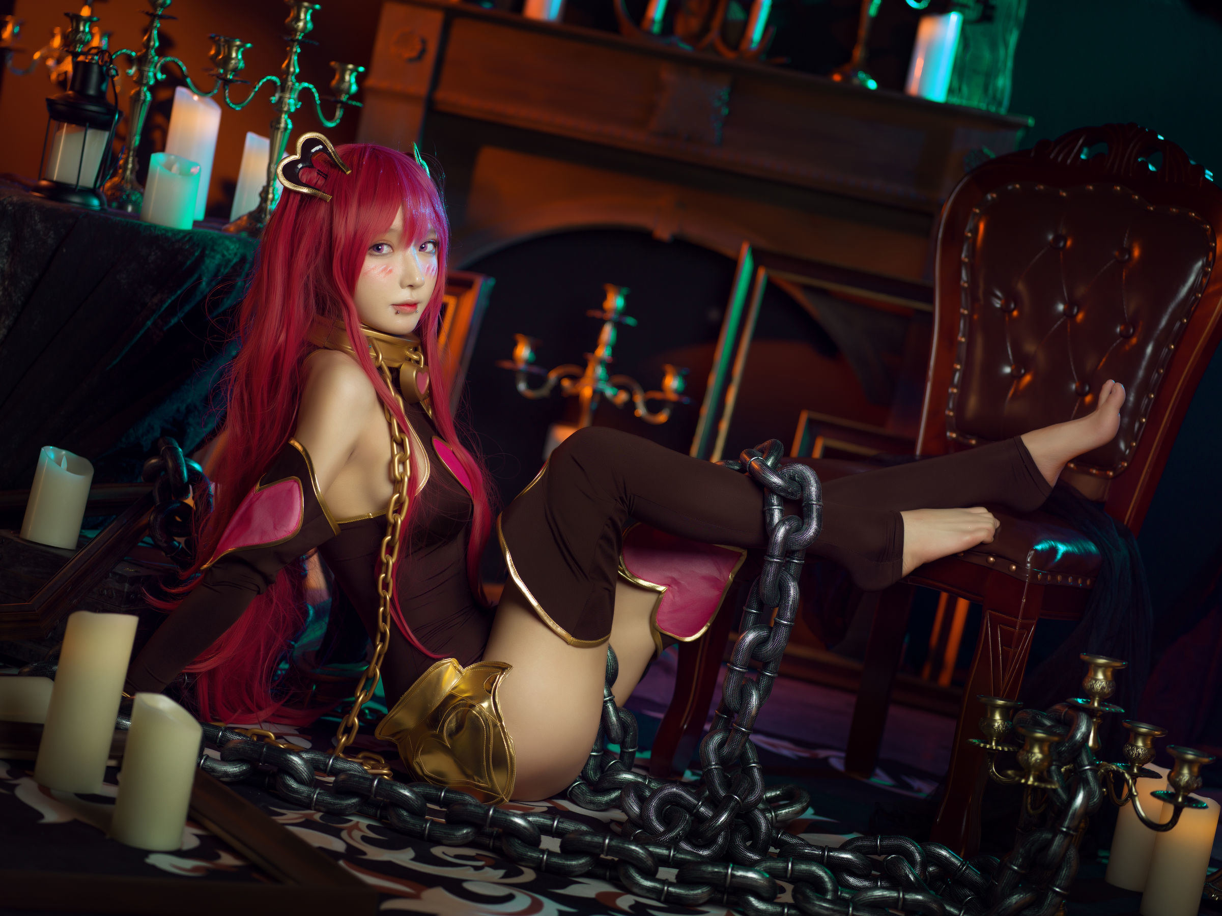 [网红COSER写真] 动漫博主阿包也是兔娘 - 空花