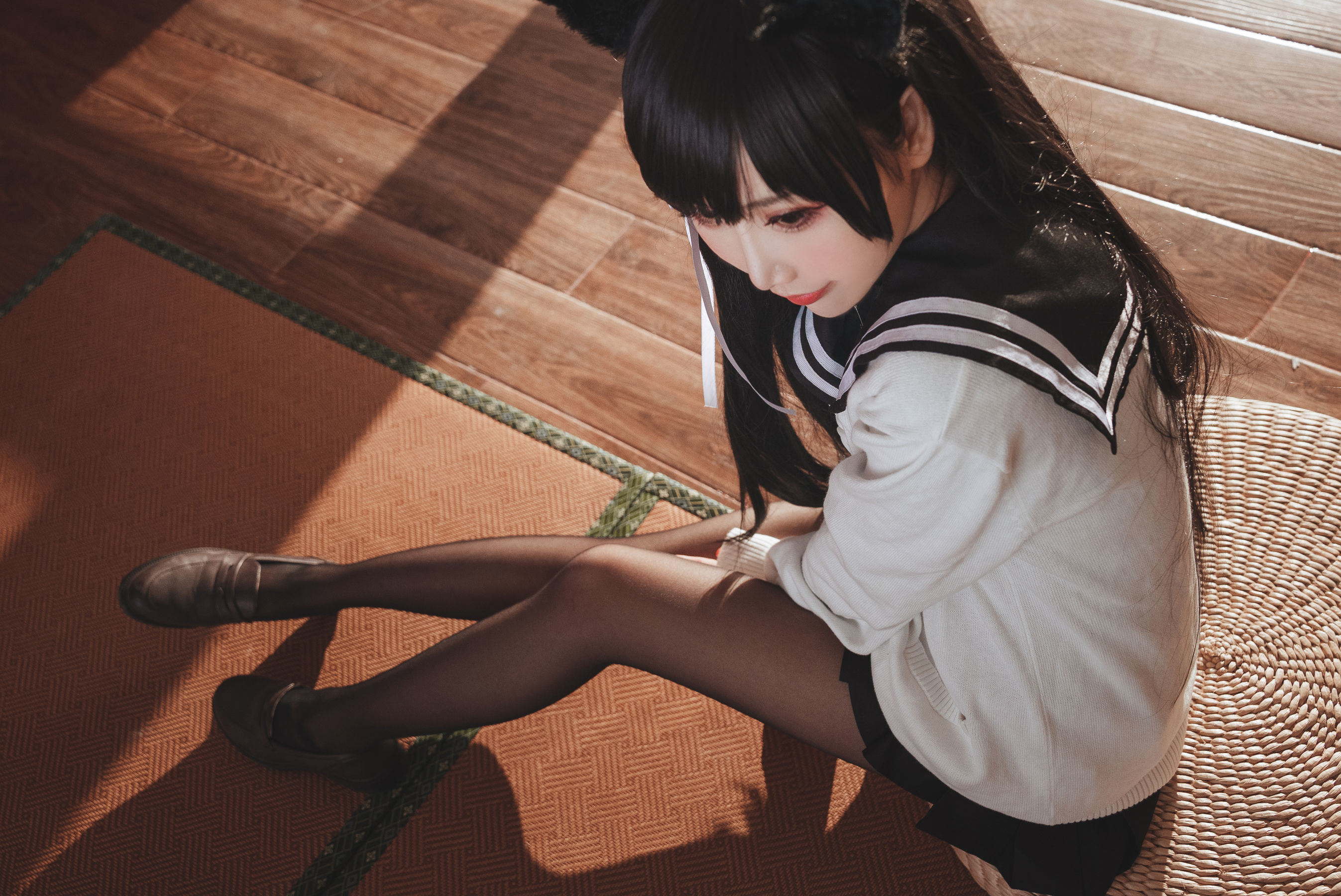 網紅COSER寫真] 可愛人氣Coser面餅仙兒 - 愛宕JK2