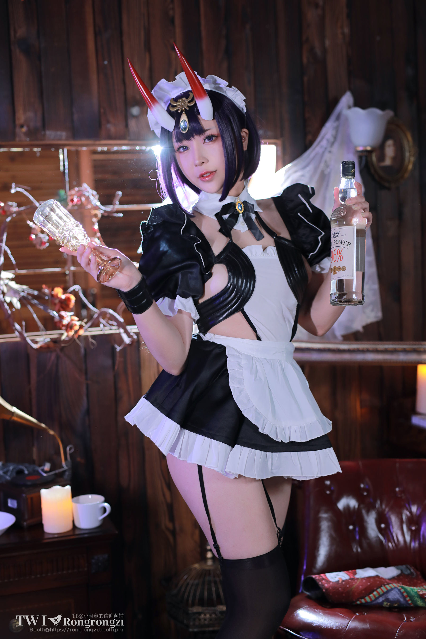 Ảnh chụp Coser nổi tiếng] Xiao Rong Zai Gu Gu Gu - Shuten Doji Tông Tử Nữ Phục