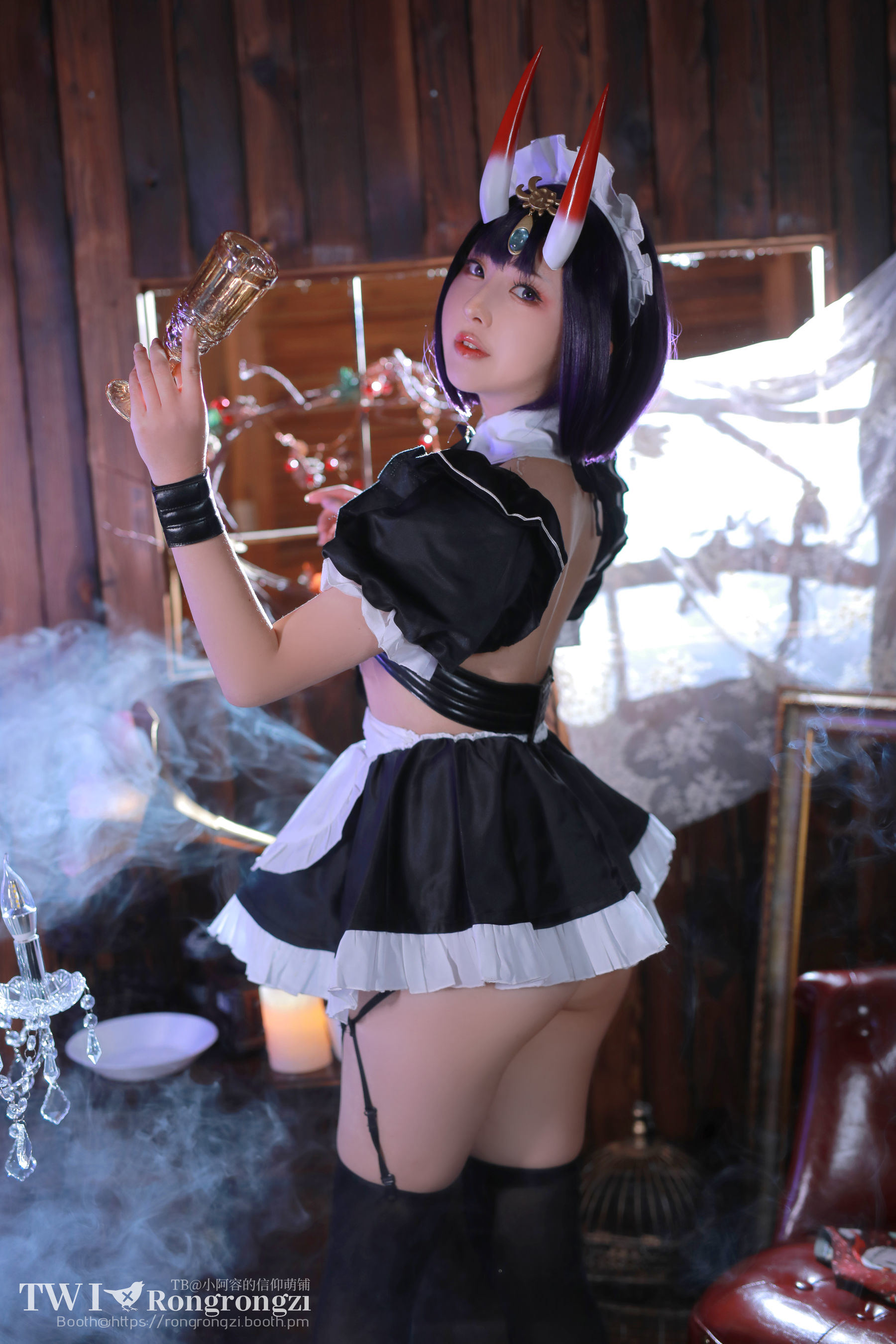 Ảnh chụp Coser nổi tiếng] Xiao Rong Zai Gu Gu Gu - Shuten Doji Tông Tử Nữ Phục