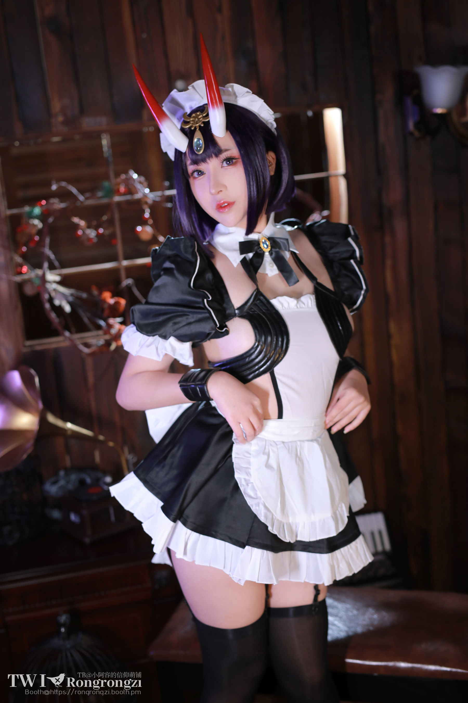 Ảnh chụp Coser nổi tiếng] Xiao Rong Zai Gu Gu Gu - Shuten Doji Tông Tử Nữ Phục
