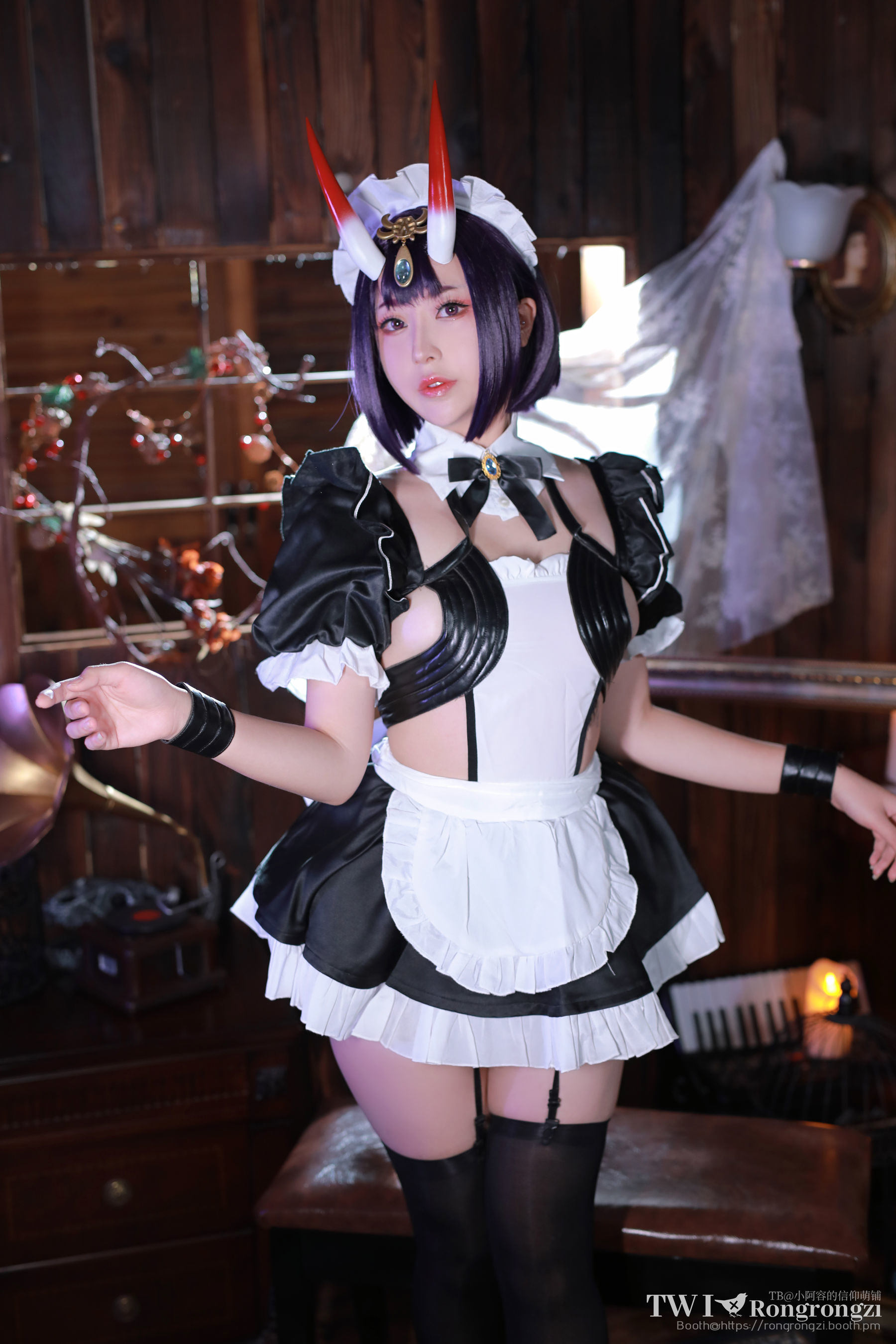 Ảnh chụp Coser nổi tiếng] Xiao Rong Zai Gu Gu Gu - Shuten Doji Tông Tử Nữ Phục