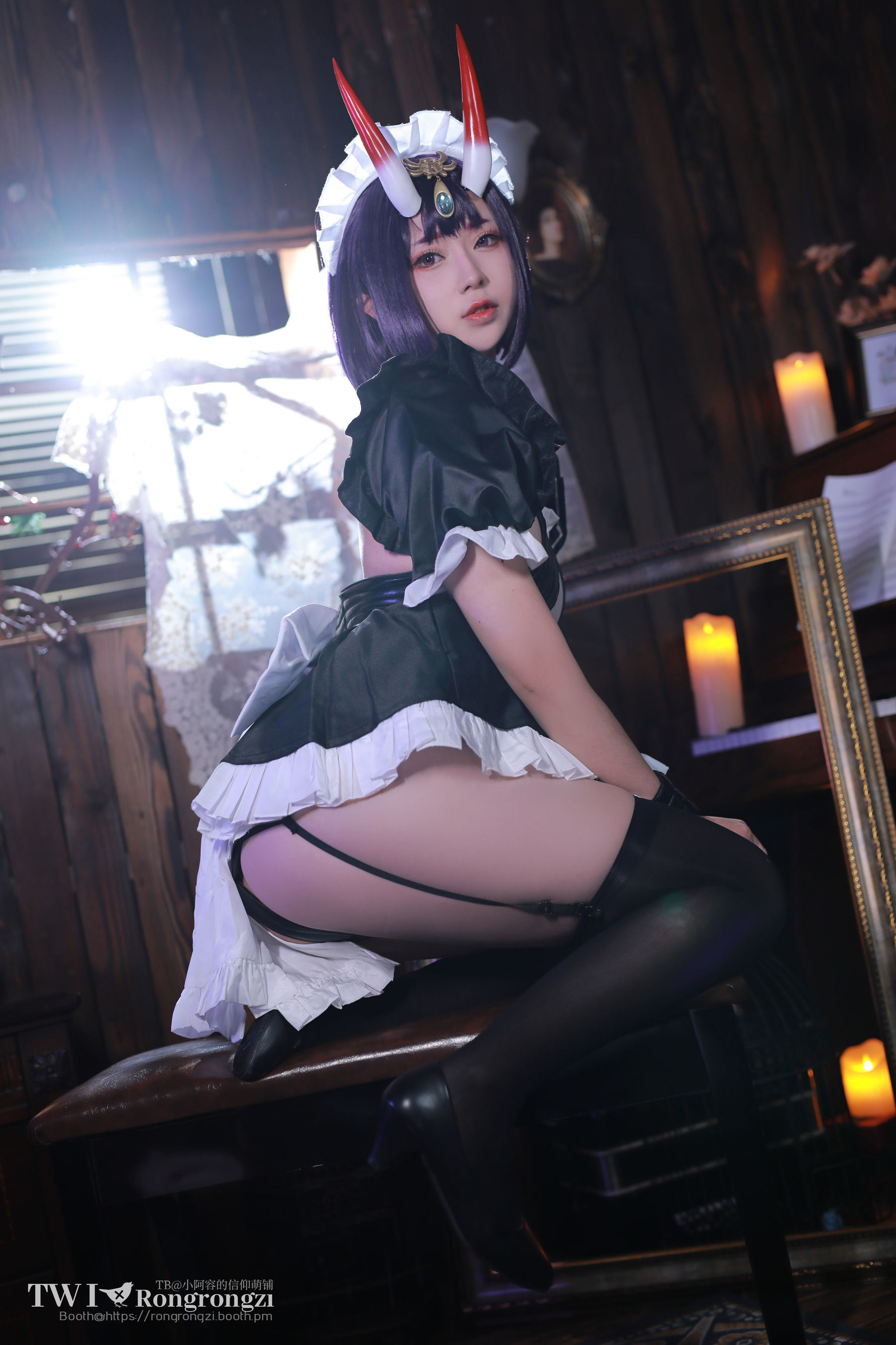 Ảnh chụp Coser nổi tiếng] Xiao Rong Zai Gu Gu Gu - Shuten Doji Tông Tử Nữ Phục