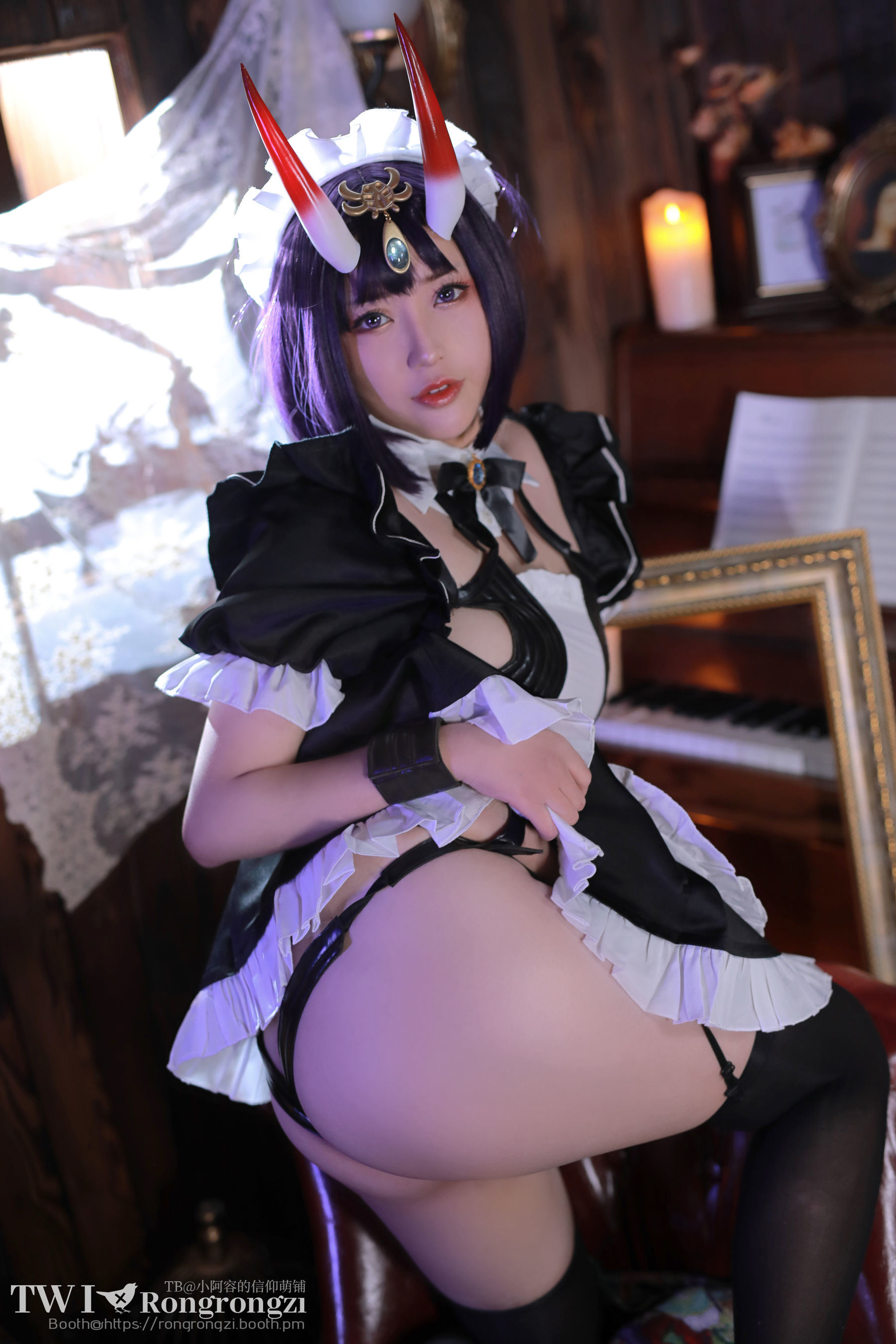 Ảnh chụp Coser nổi tiếng] Xiao Rong Zai Gu Gu Gu - Shuten Doji Tông Tử Nữ Phục
