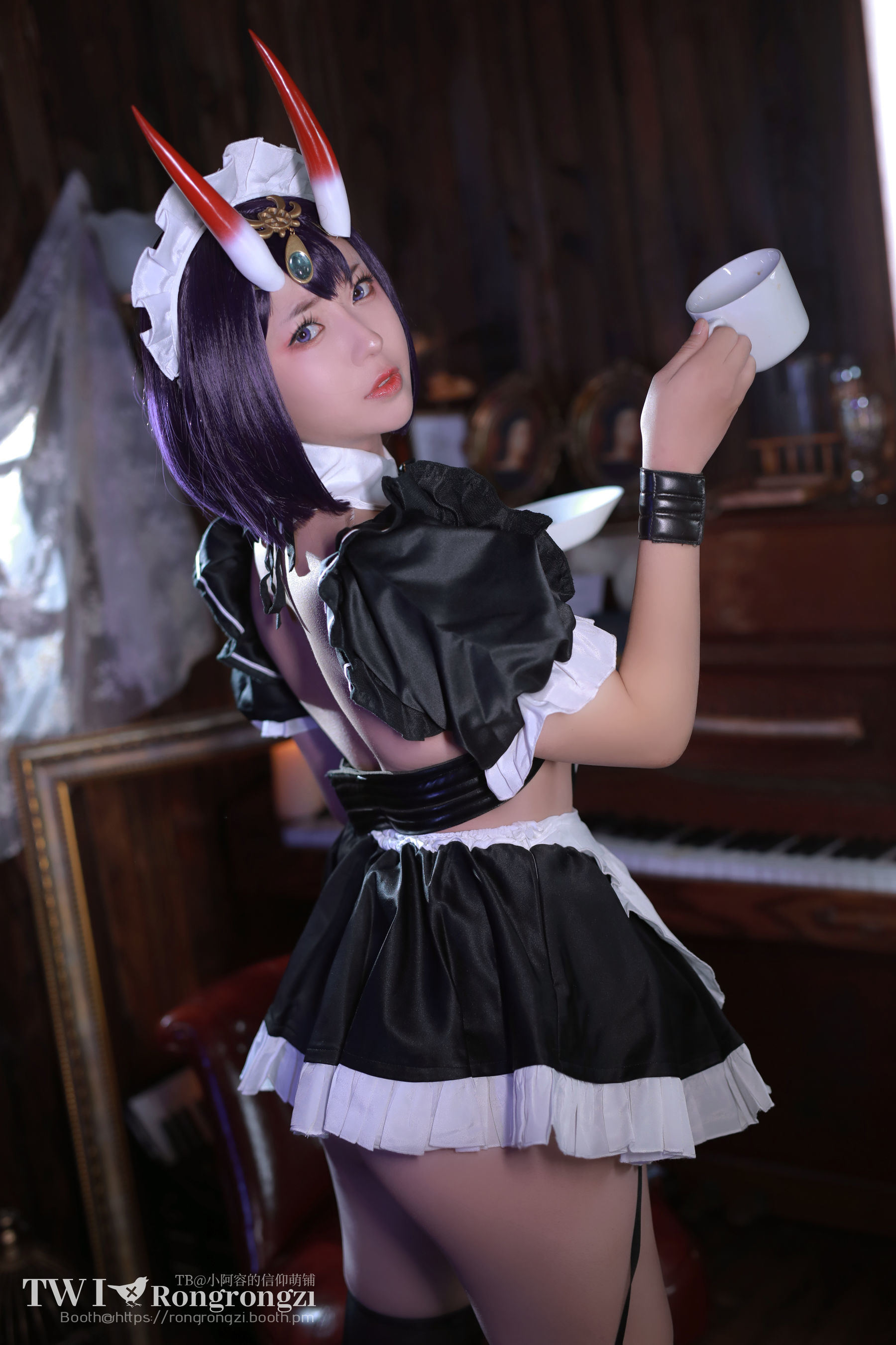 Ảnh chụp Coser nổi tiếng] Xiao Rong Zai Gu Gu Gu - Shuten Doji Tông Tử Nữ Phục