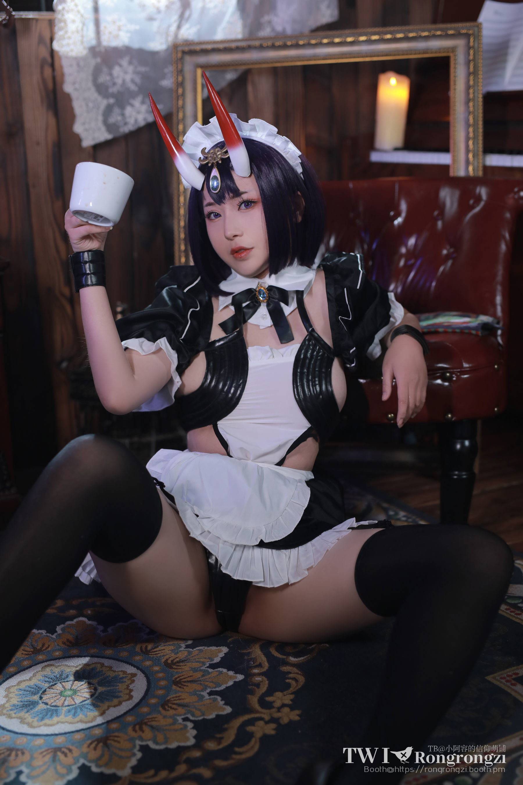 Ảnh chụp Coser nổi tiếng] Xiao Rong Zai Gu Gu Gu - Shuten Doji Tông Tử Nữ Phục