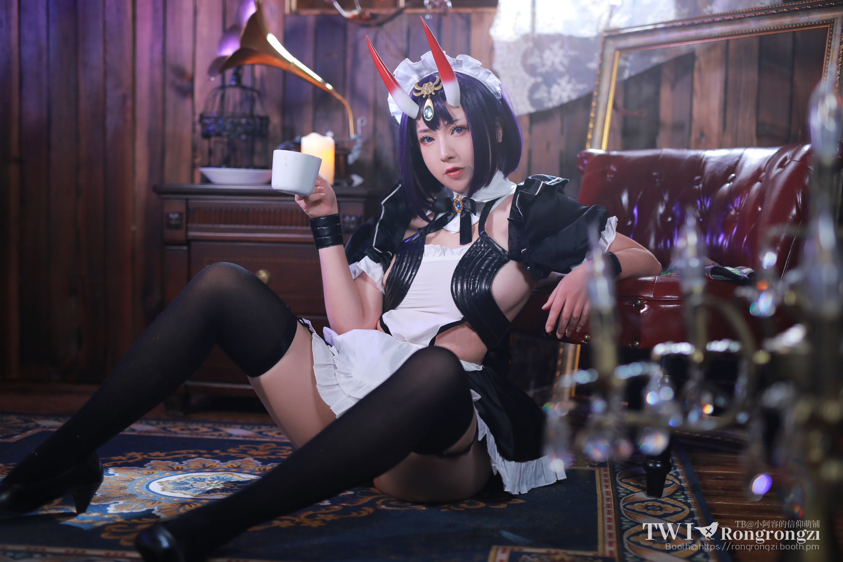 ネット有名人COSER写真] シャオロンツーグググ - 酒吞童子のメイド