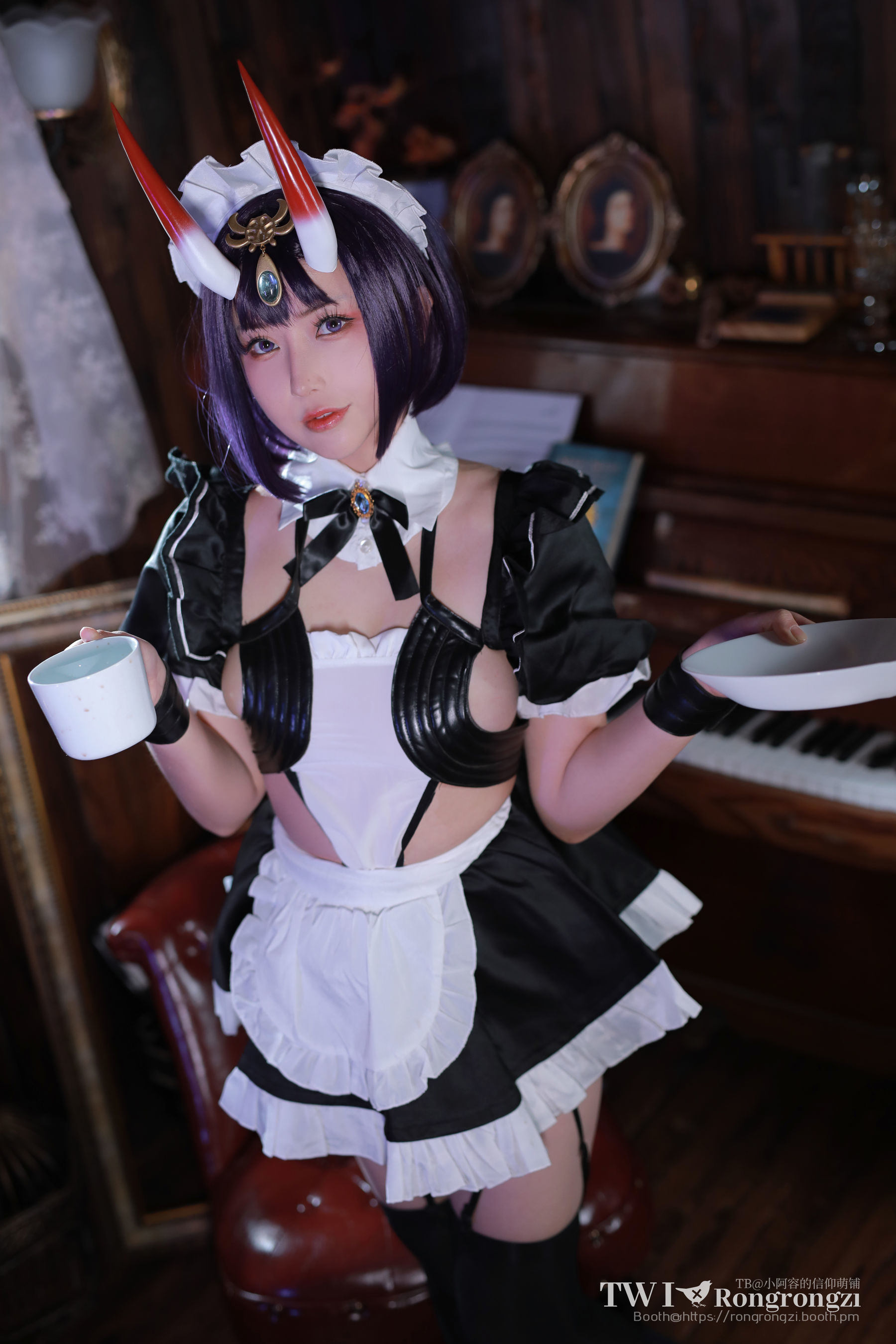 ネット有名人COSER写真] シャオロンツーグググ - 酒吞童子のメイド