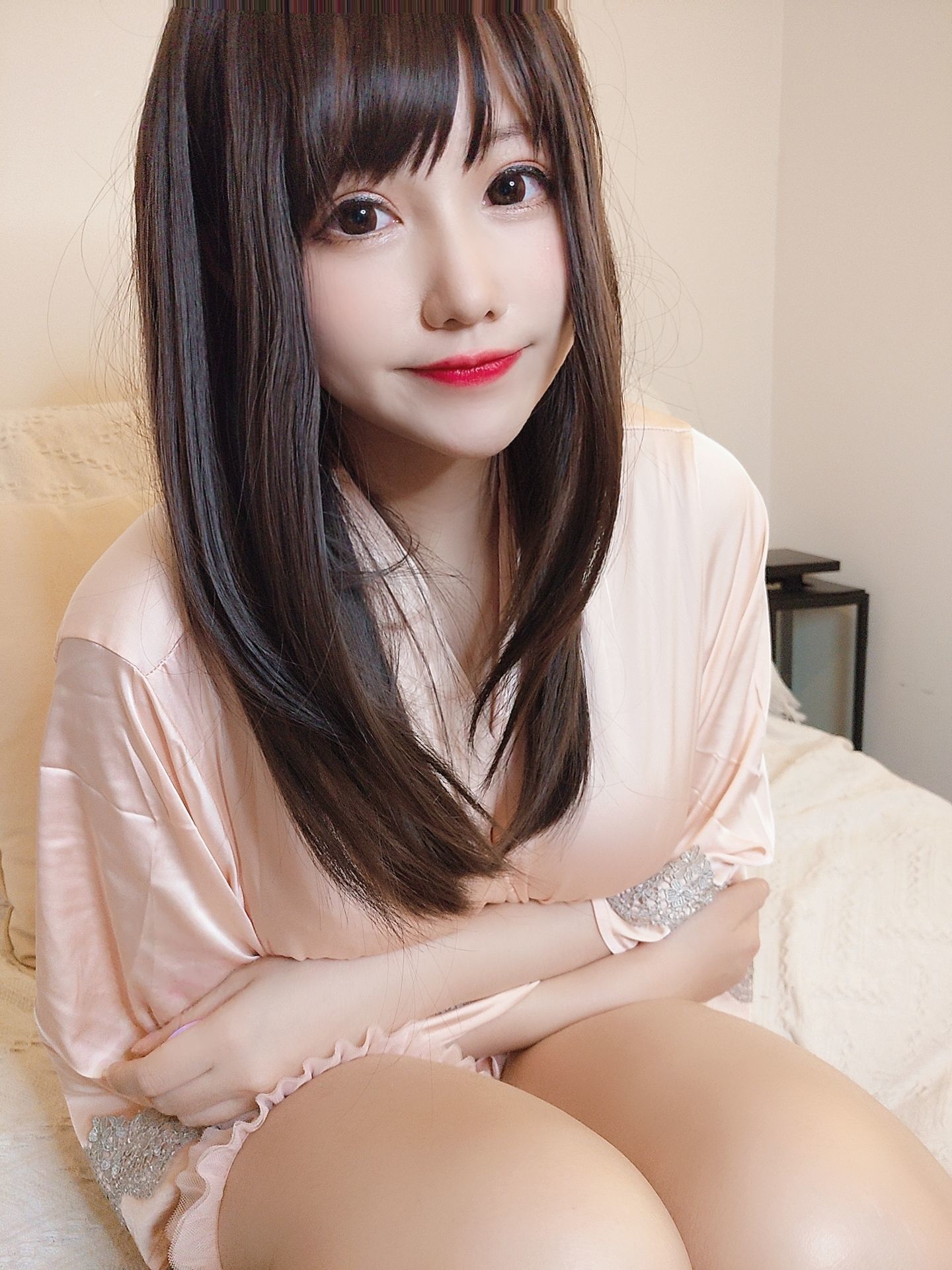 Ảnh Net Red COSER] Cô gái dễ thương Nyako Meo Zi - Cuộc sống đồng cư với bạn gái tưởng tượng: 2 bộ series đồ ngủ ở nhà