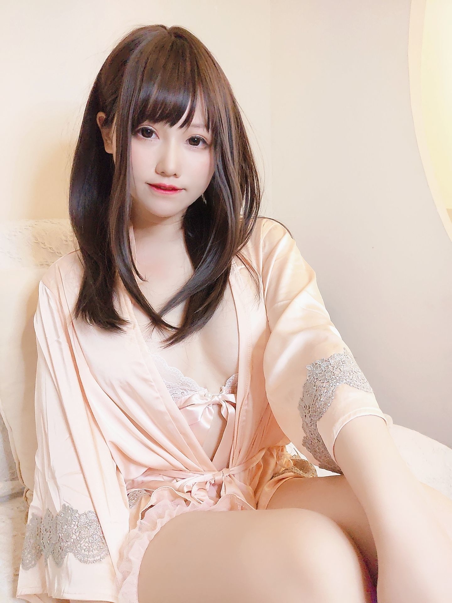 Ảnh Net Red COSER] Cô gái dễ thương Nyako Meo Zi - Cuộc sống đồng cư với bạn gái tưởng tượng: 2 bộ series đồ ngủ ở nhà