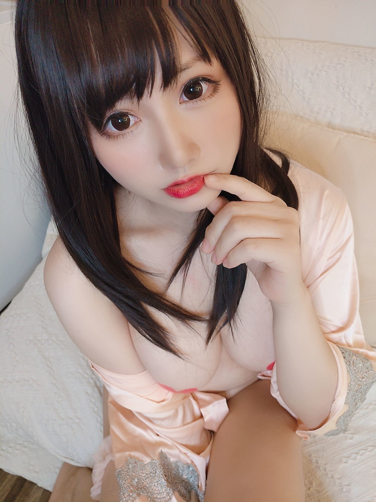 ネット紅人COSER写真] 萌え系Nyako喵子 - 妄想彼女との同棲生活 之 2組の居家睡衣シリーズ