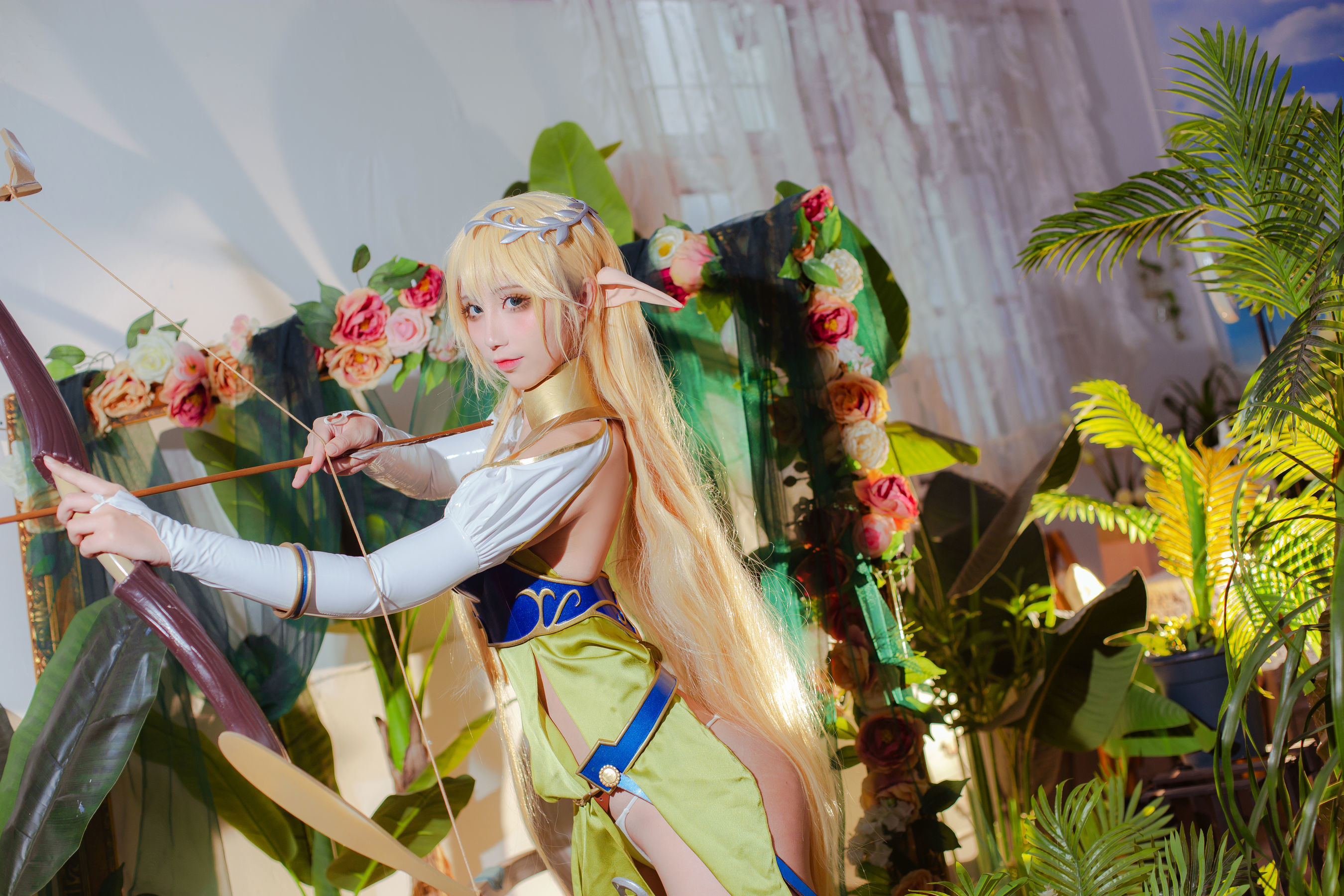 Internet Celebrity COSER Photobook] Anime Blogger Jiu Qu Jean - Elf Village