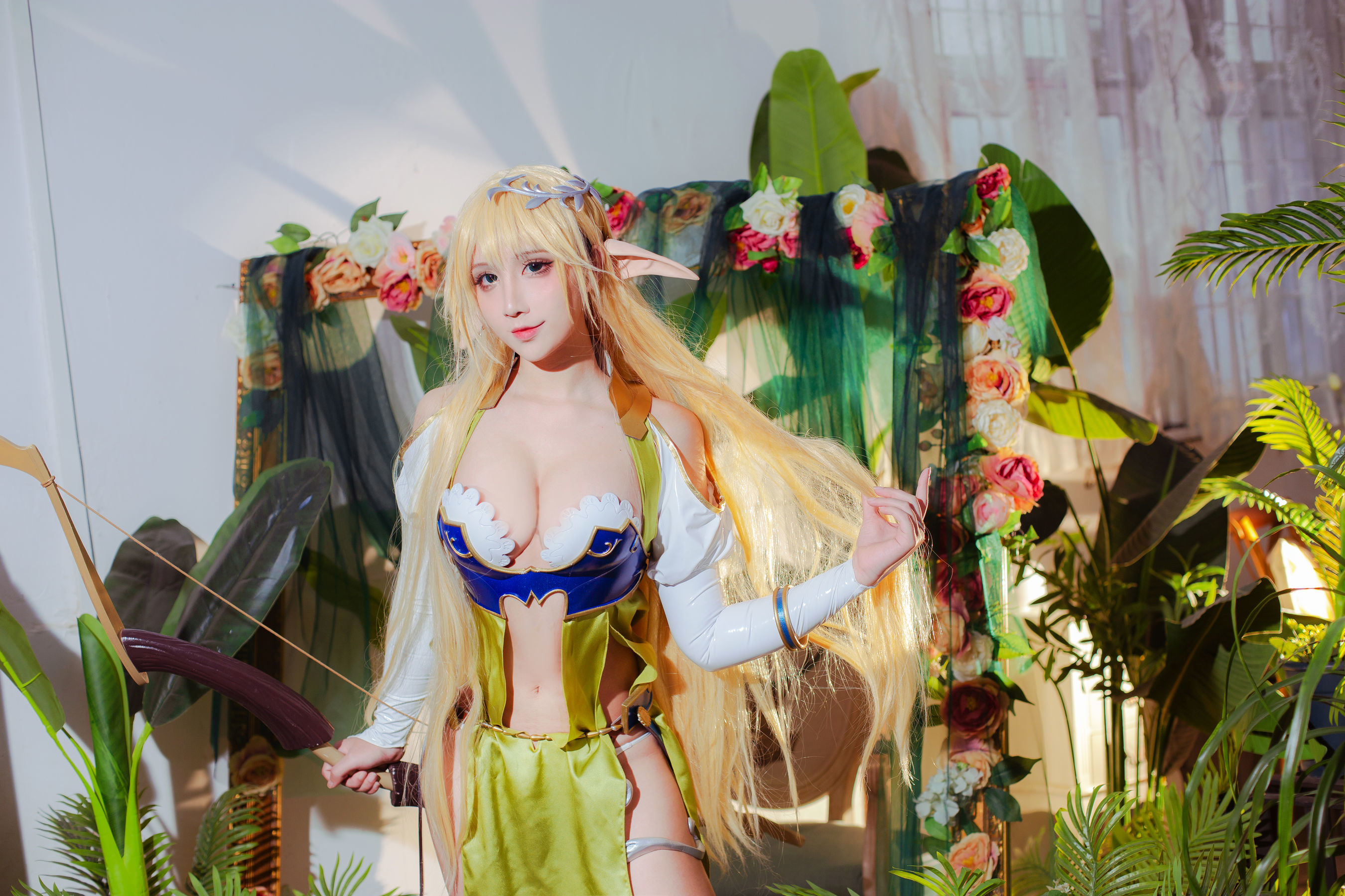 Internet Celebrity COSER Photobook] Anime Blogger Jiu Qu Jean - Elf Village