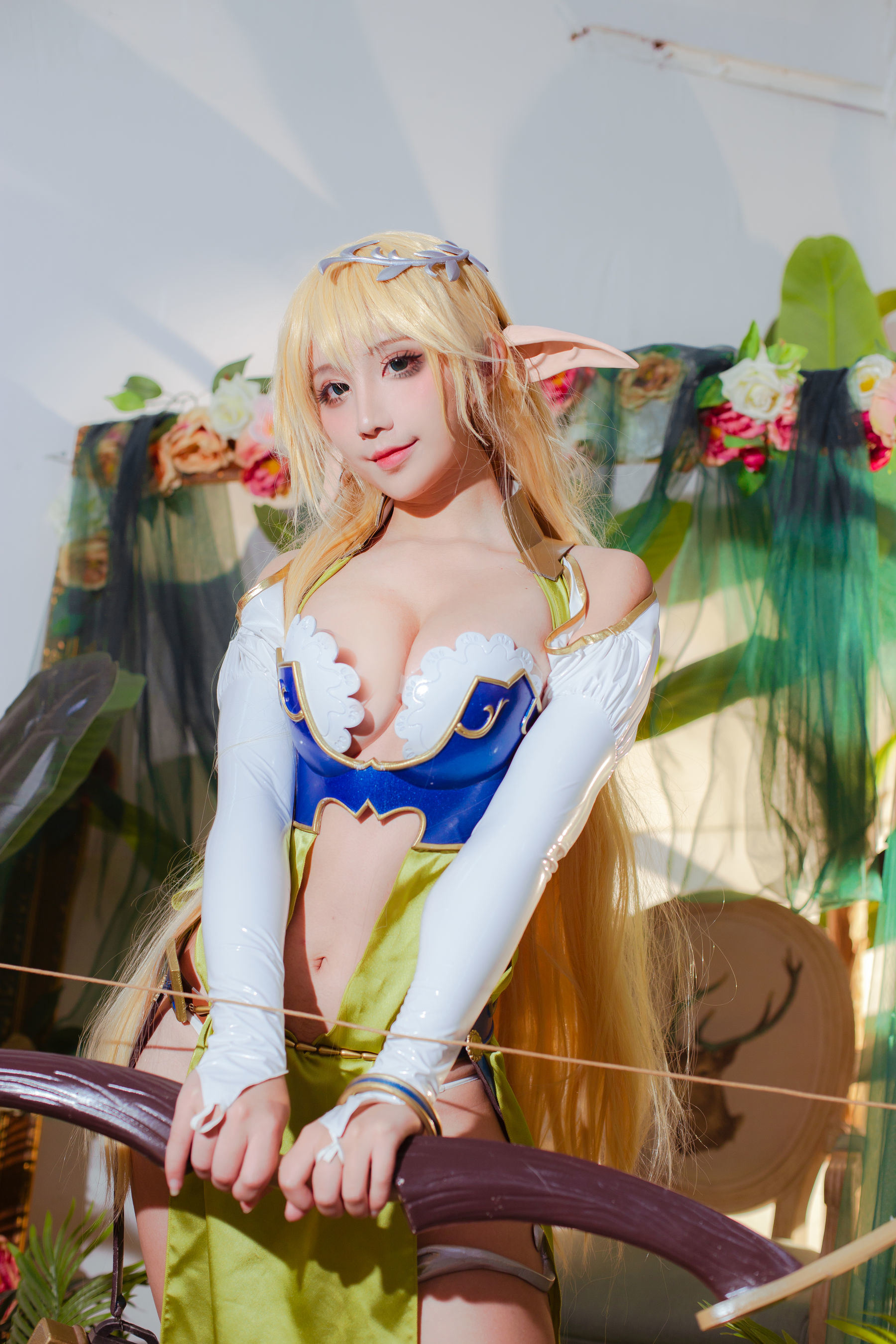 Internet Celebrity COSER Photobook] Anime Blogger Jiu Qu Jean - Elf Village