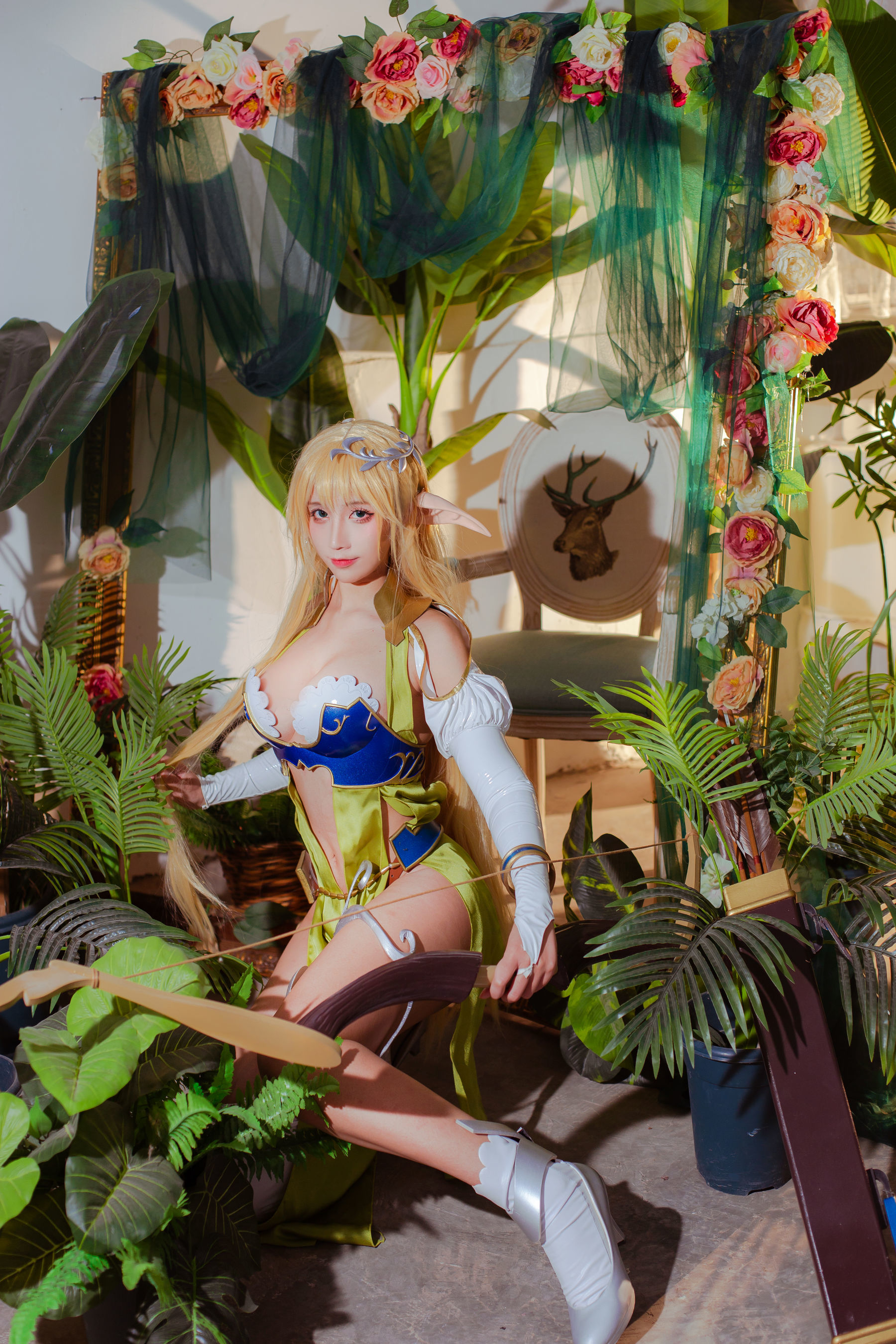 Internet Celebrity COSER Photobook] Anime Blogger Jiu Qu Jean - Elf Village