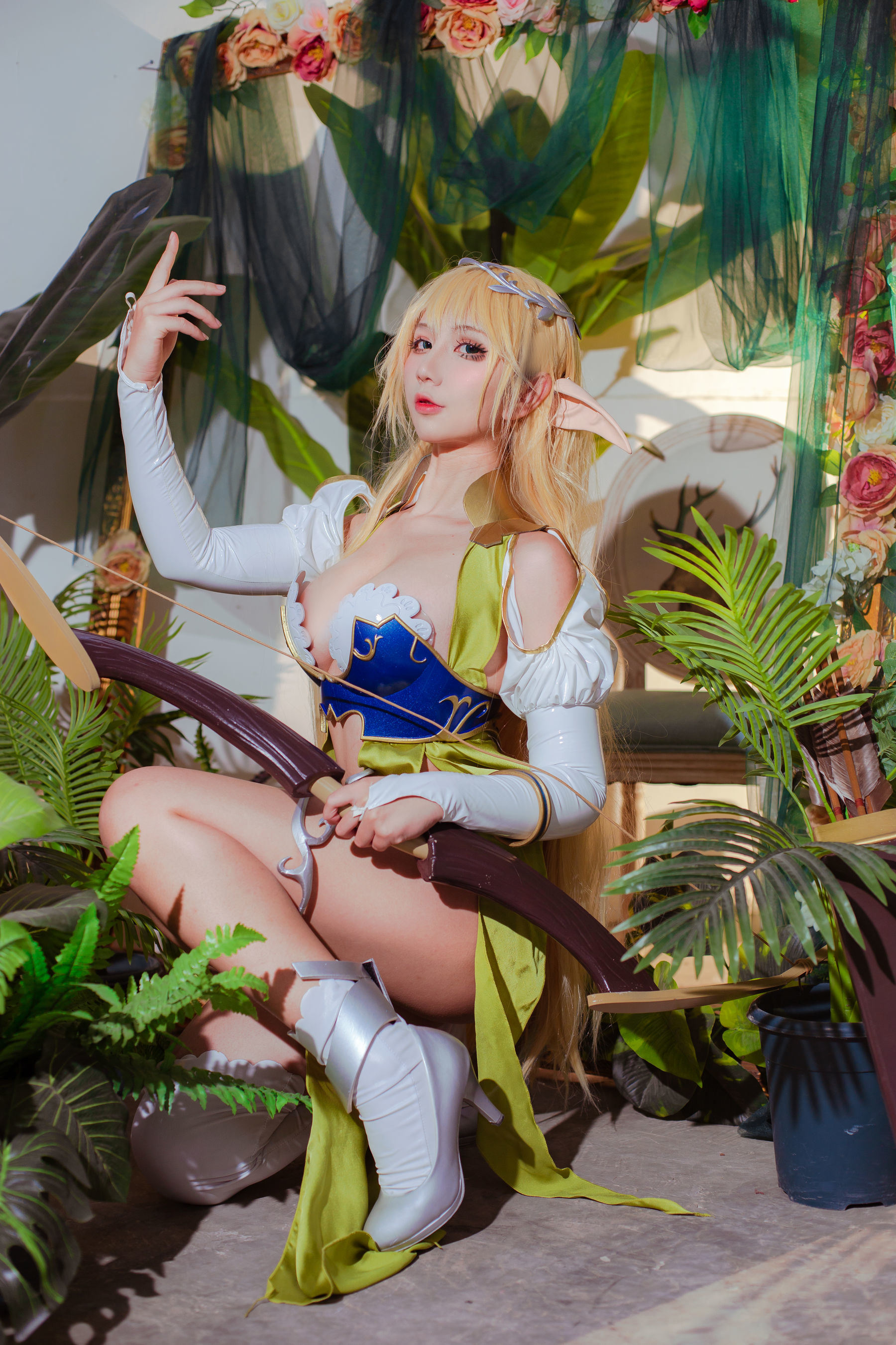 Internet Celebrity COSER Photobook] Anime Blogger Jiu Qu Jean - Elf Village
