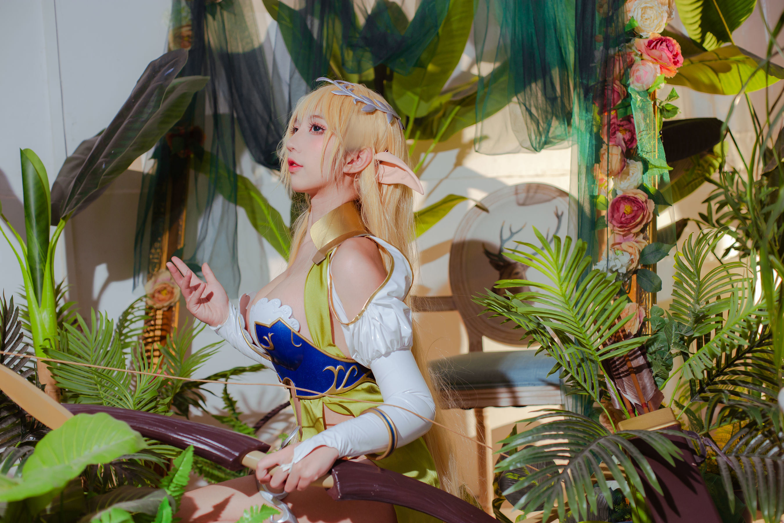 Internet Celebrity COSER Photobook] Anime Blogger Jiu Qu Jean - Elf Village
