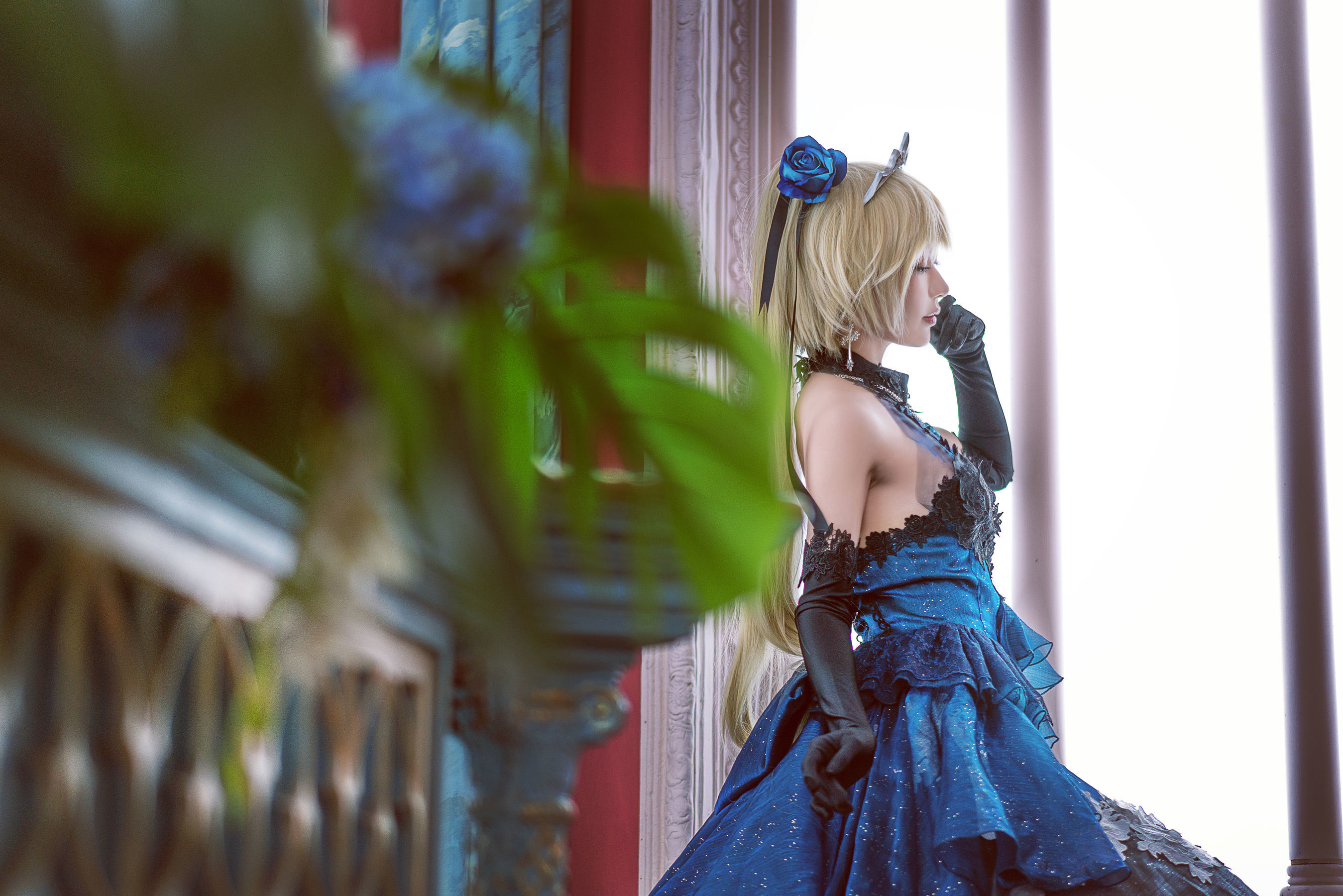 ネットレッド COSER 写真] アニメブロガー アパオ も ウサギ娘 - ジャンヌ・ダルク ウェディングドレス