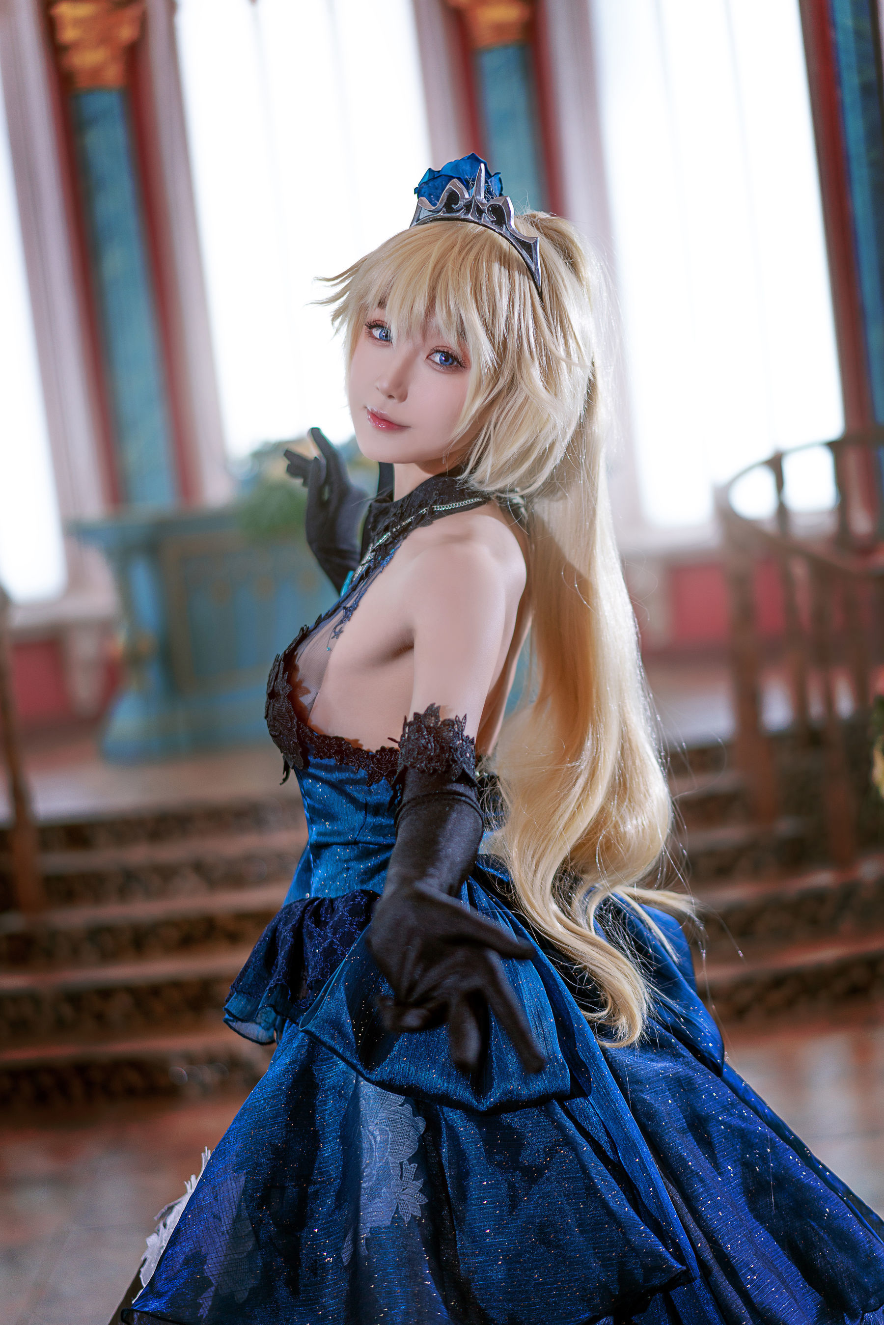ネットレッド COSER 写真] アニメブロガー アパオ も ウサギ娘 - ジャンヌ・ダルク ウェディングドレス