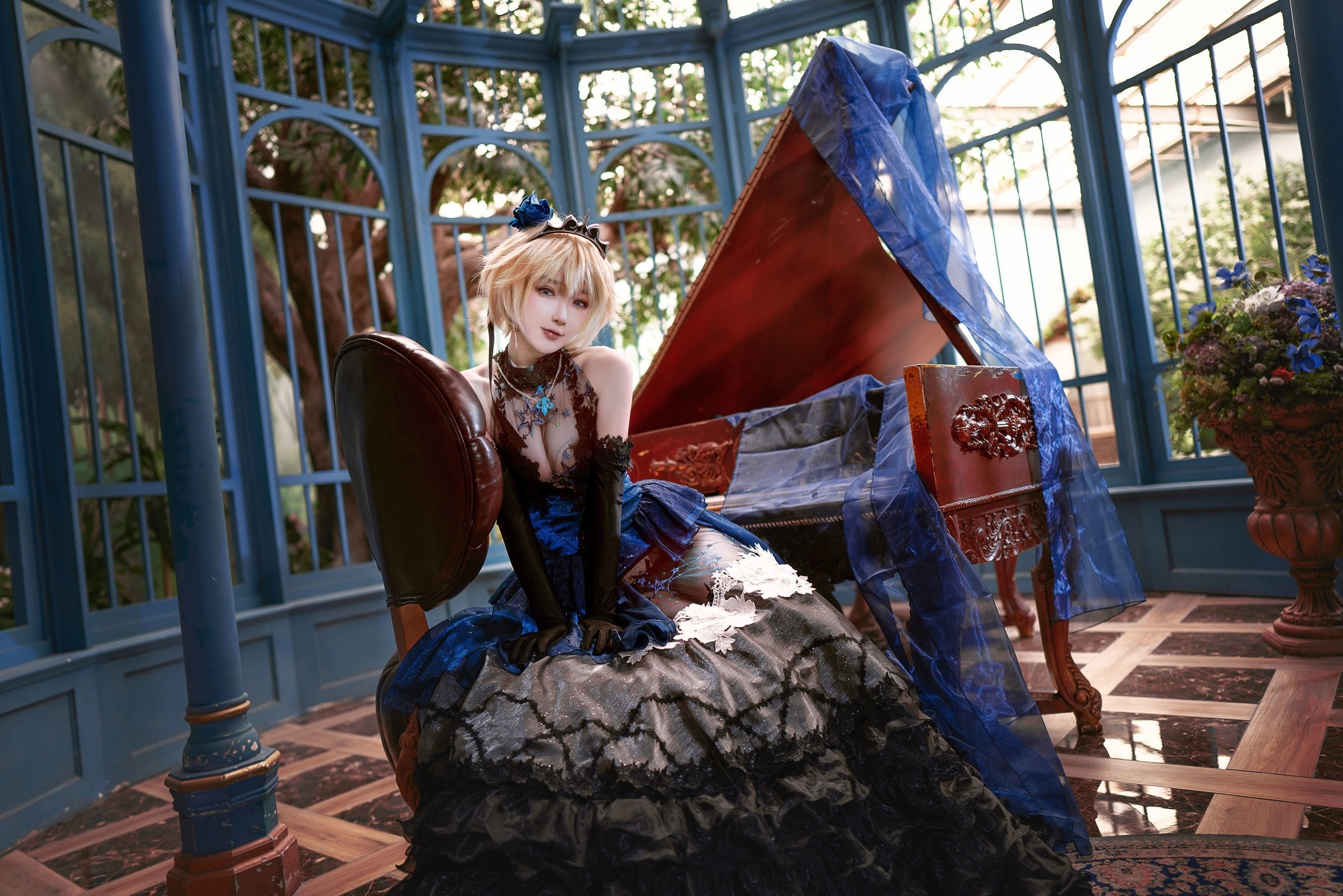 ネットレッド COSER 写真] アニメブロガー アパオ も ウサギ娘 - ジャンヌ・ダルク ウェディングドレス