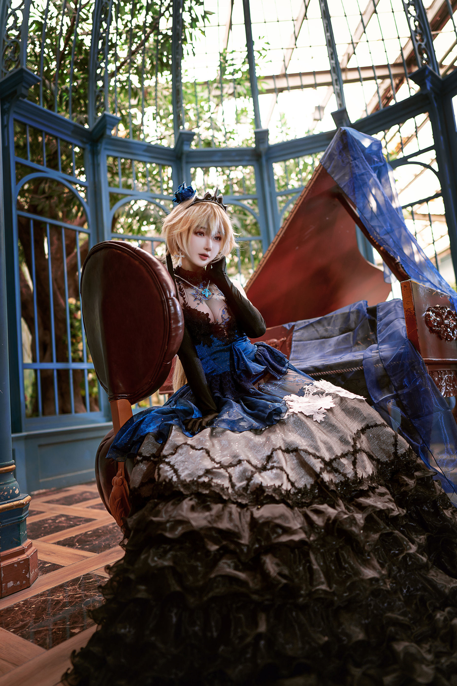 ネットレッド COSER 写真] アニメブロガー アパオ も ウサギ娘 - ジャンヌ・ダルク ウェディングドレス