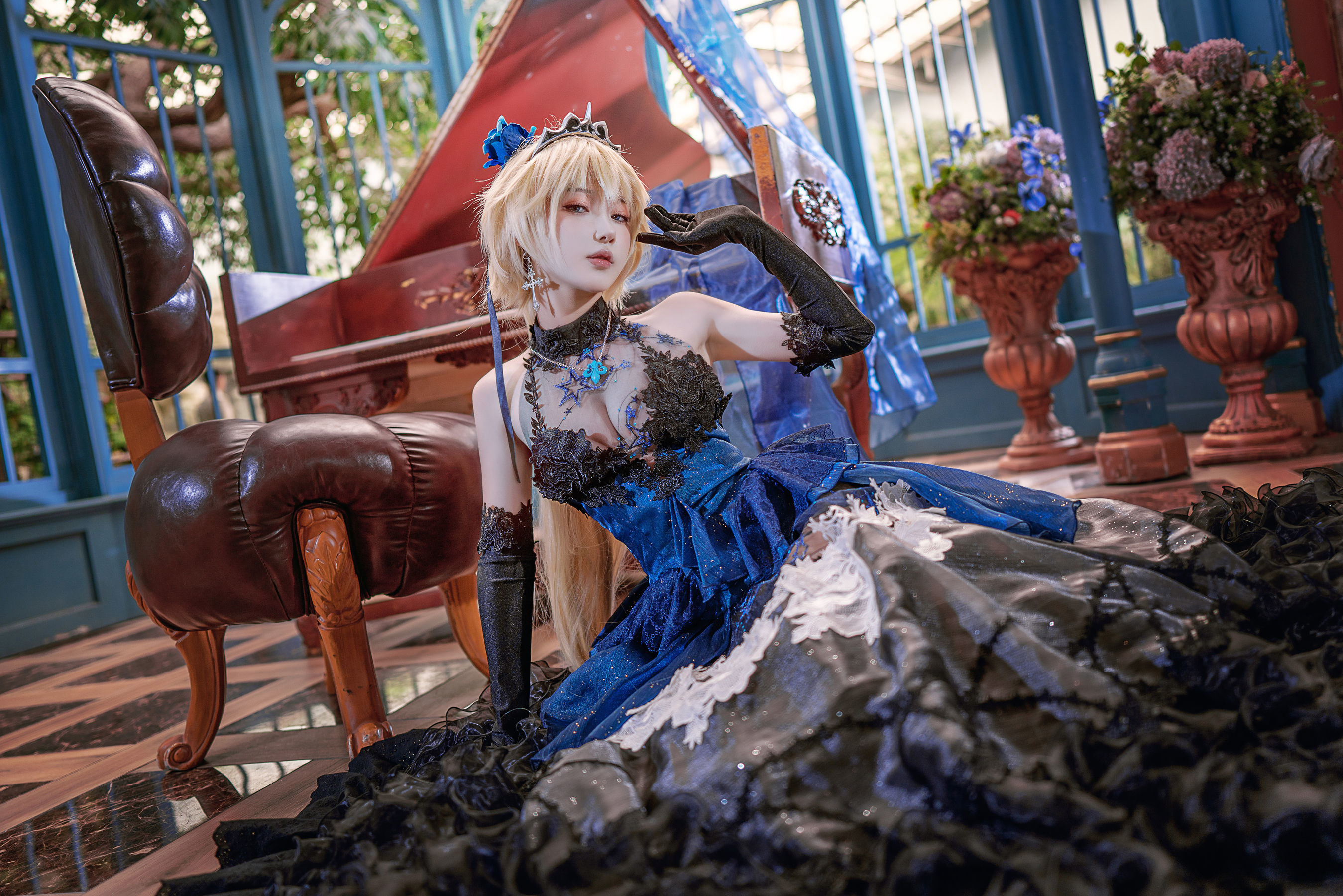 ネットレッド COSER 写真] アニメブロガー アパオ も ウサギ娘 - ジャンヌ・ダルク ウェディングドレス