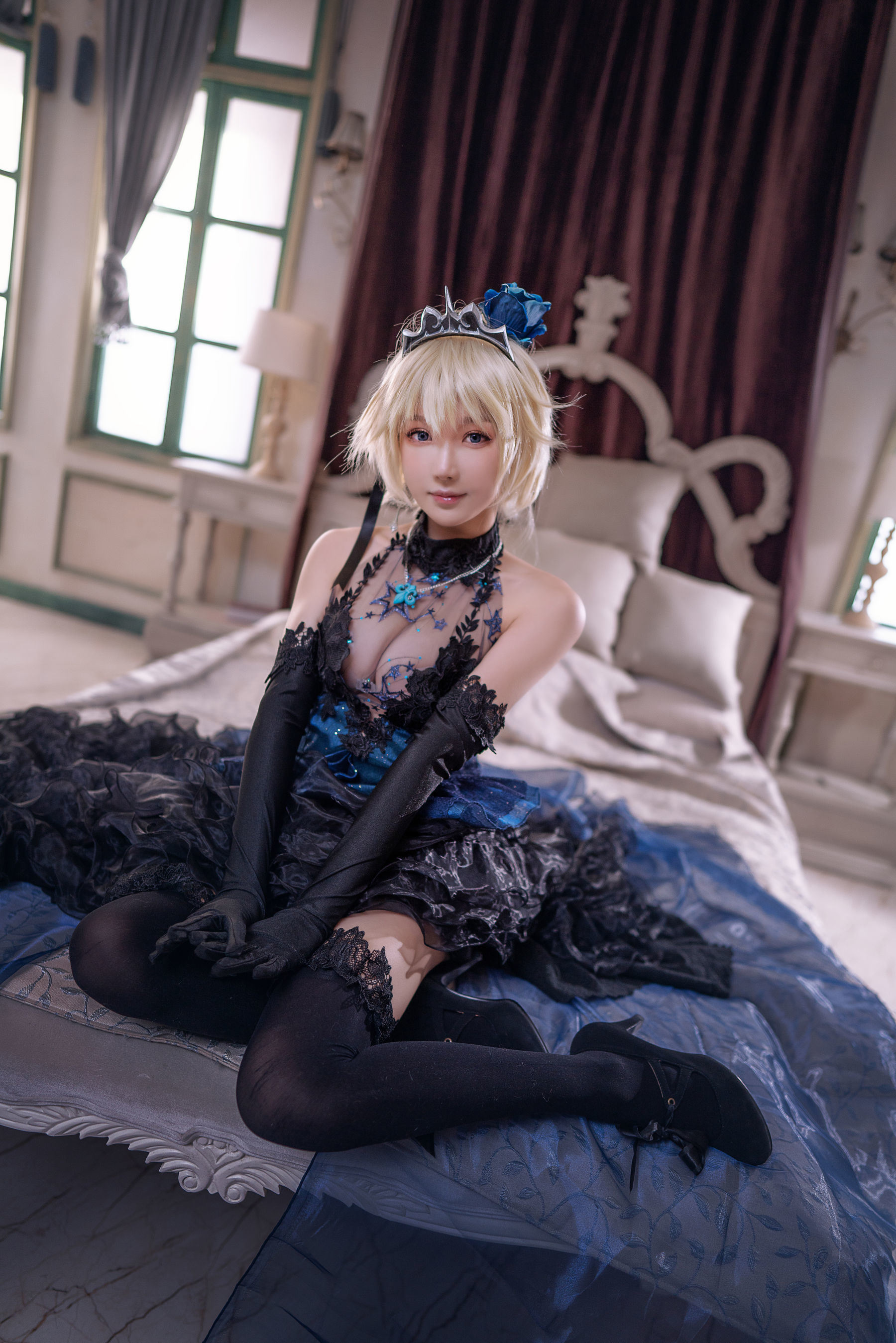 ネットレッド COSER 写真] アニメブロガー アパオ も ウサギ娘 - ジャンヌ・ダルク ウェディングドレス