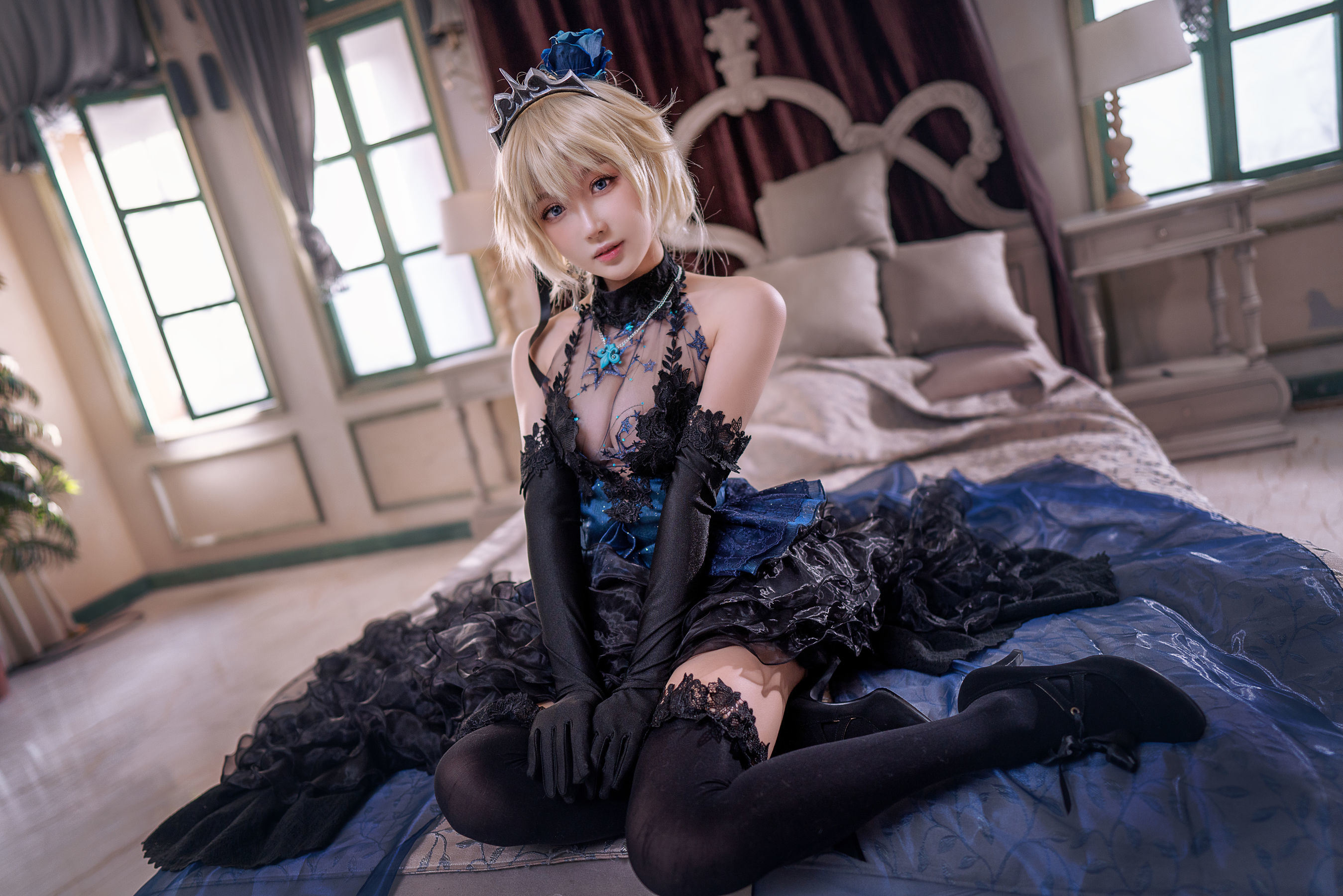 ネットレッド COSER 写真] アニメブロガー アパオ も ウサギ娘 - ジャンヌ・ダルク ウェディングドレス