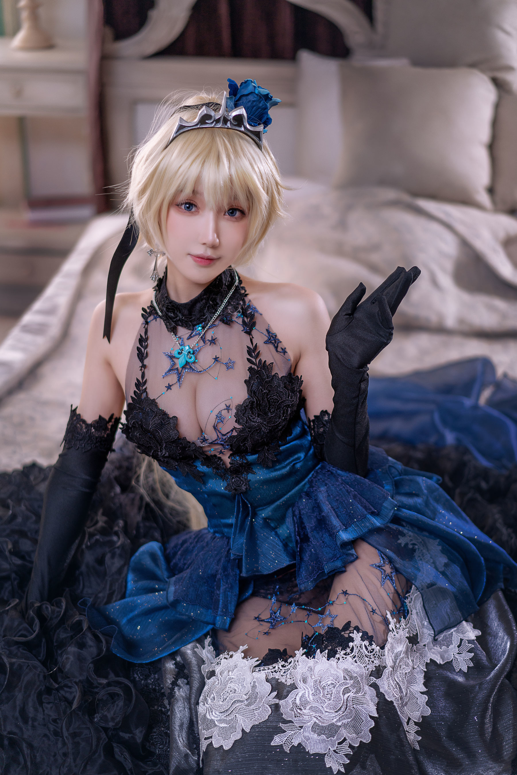 ネットレッド COSER 写真] アニメブロガー アパオ も ウサギ娘 - ジャンヌ・ダルク ウェディングドレス