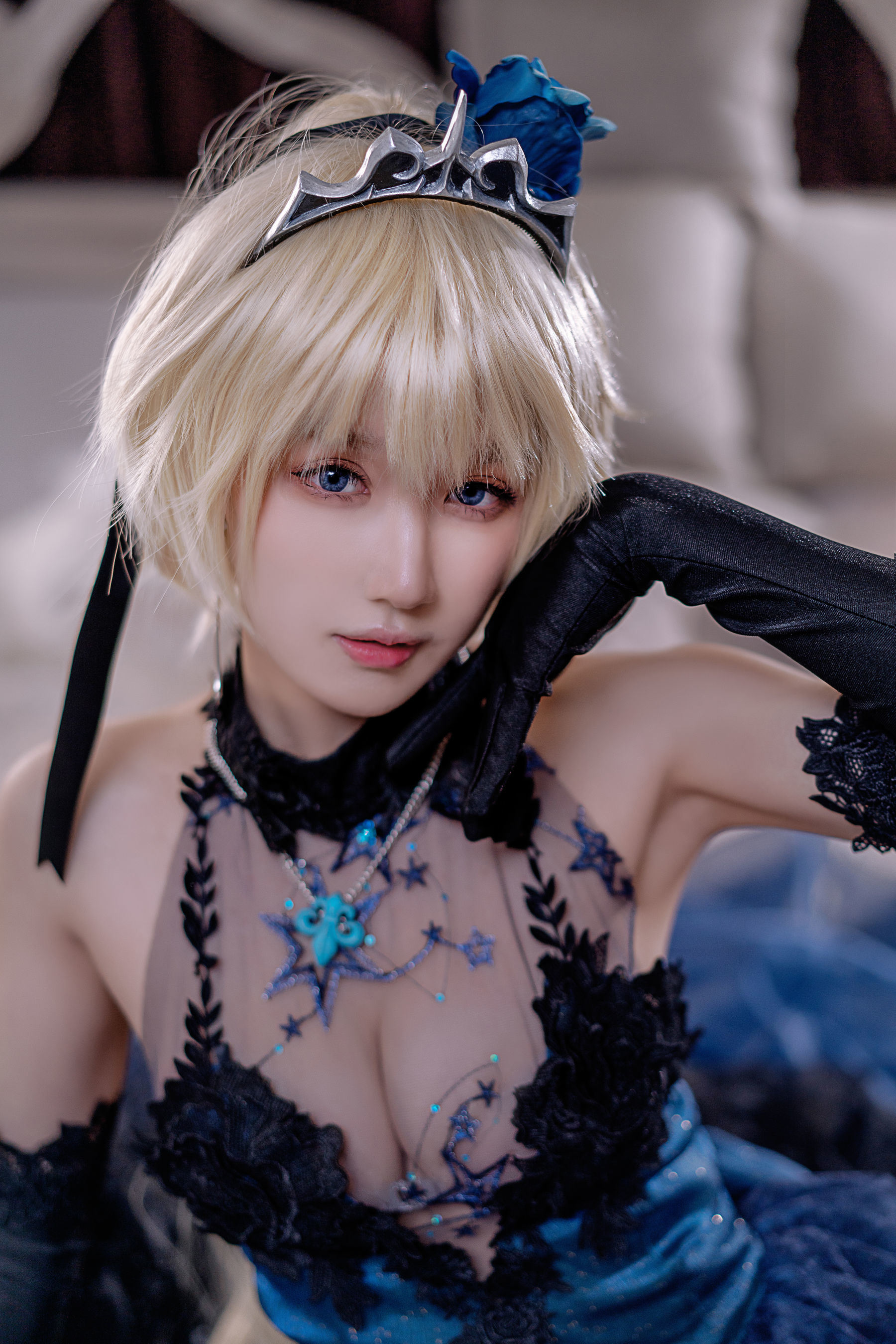 ネットレッド COSER 写真] アニメブロガー アパオ も ウサギ娘 - ジャンヌ・ダルク ウェディングドレス