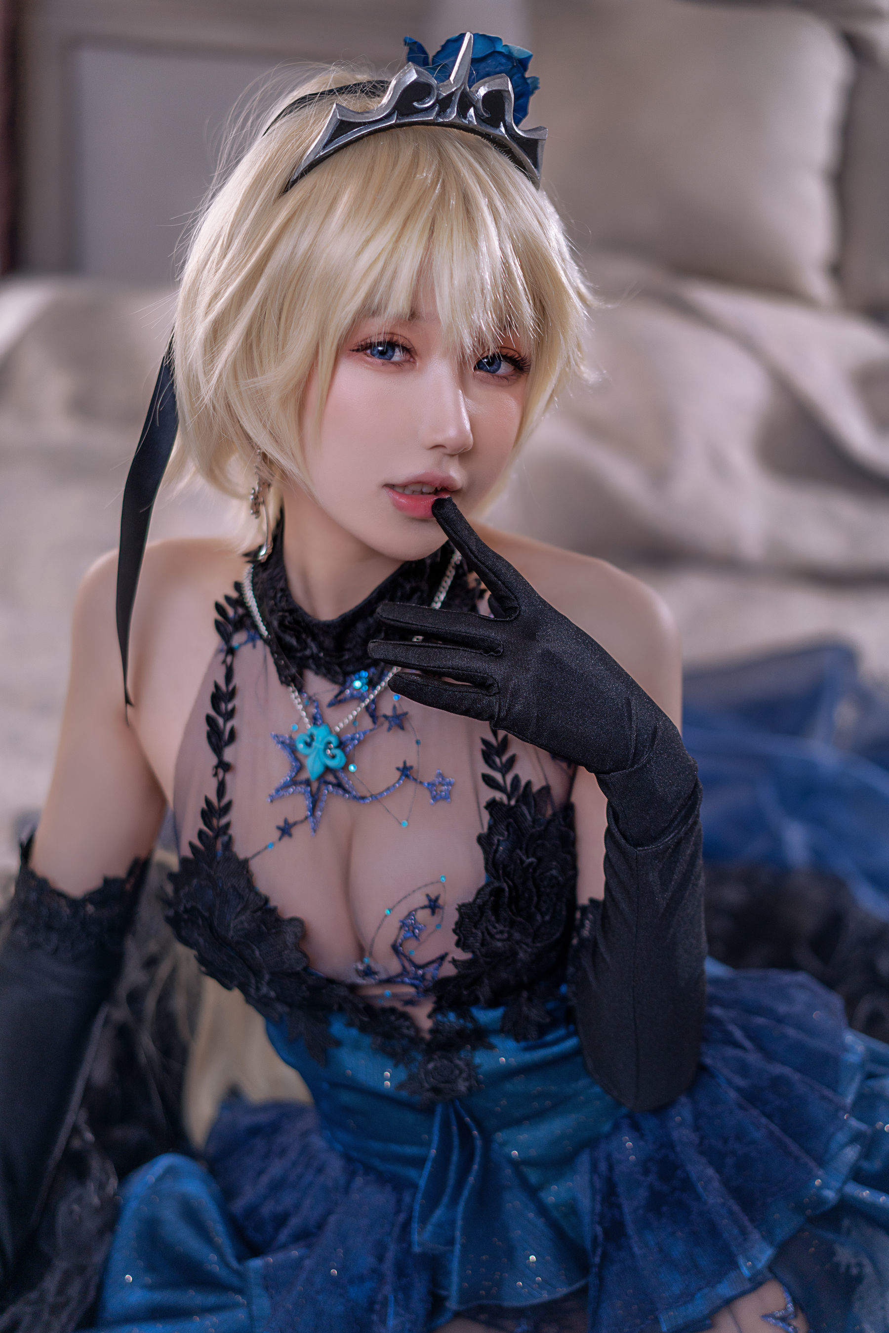 ネットレッド COSER 写真] アニメブロガー アパオ も ウサギ娘 - ジャンヌ・ダルク ウェディングドレス