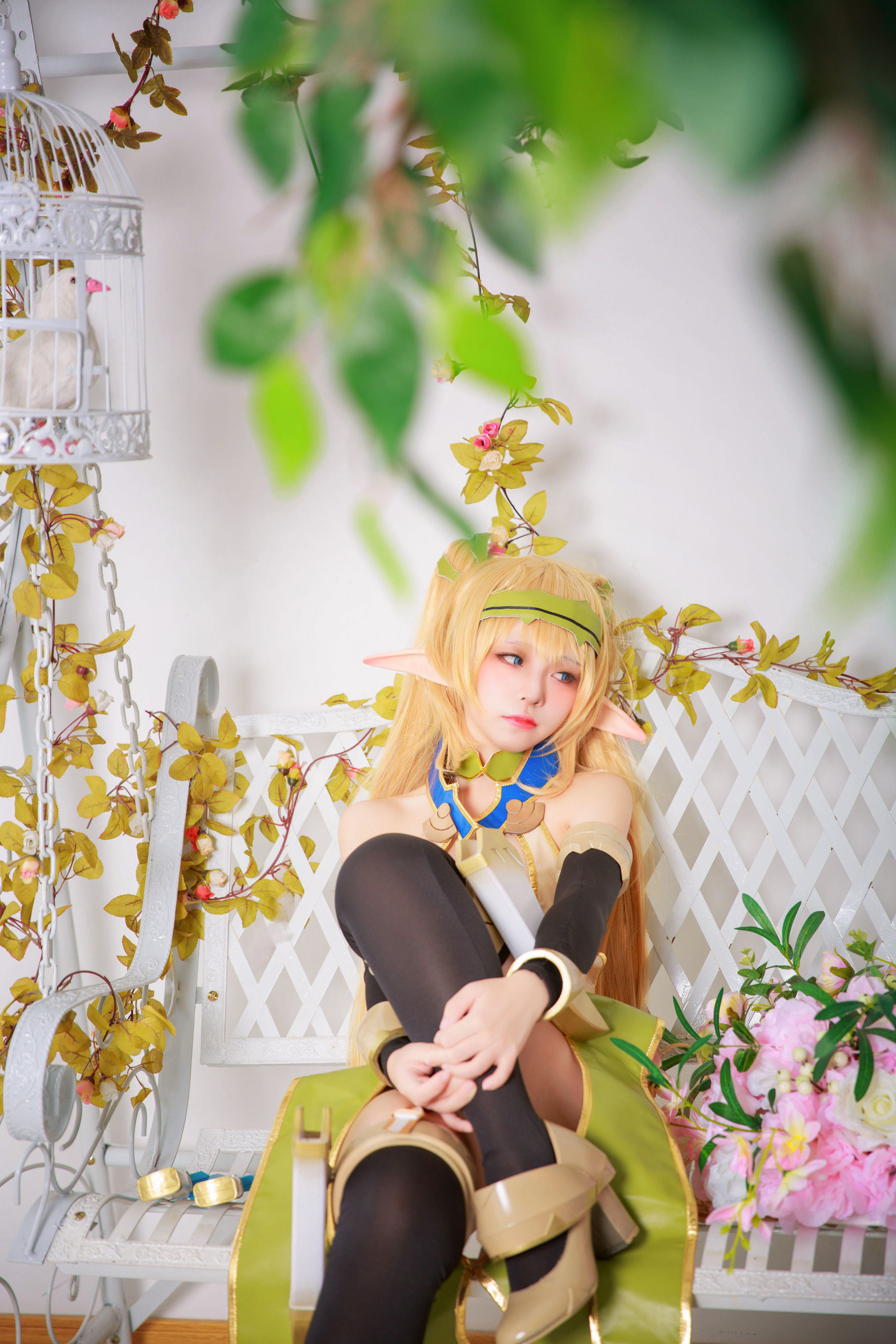 Internet Celebrity Coser Photobook] Anime Blogger G44 Will Not Get Hurt - Elf Village