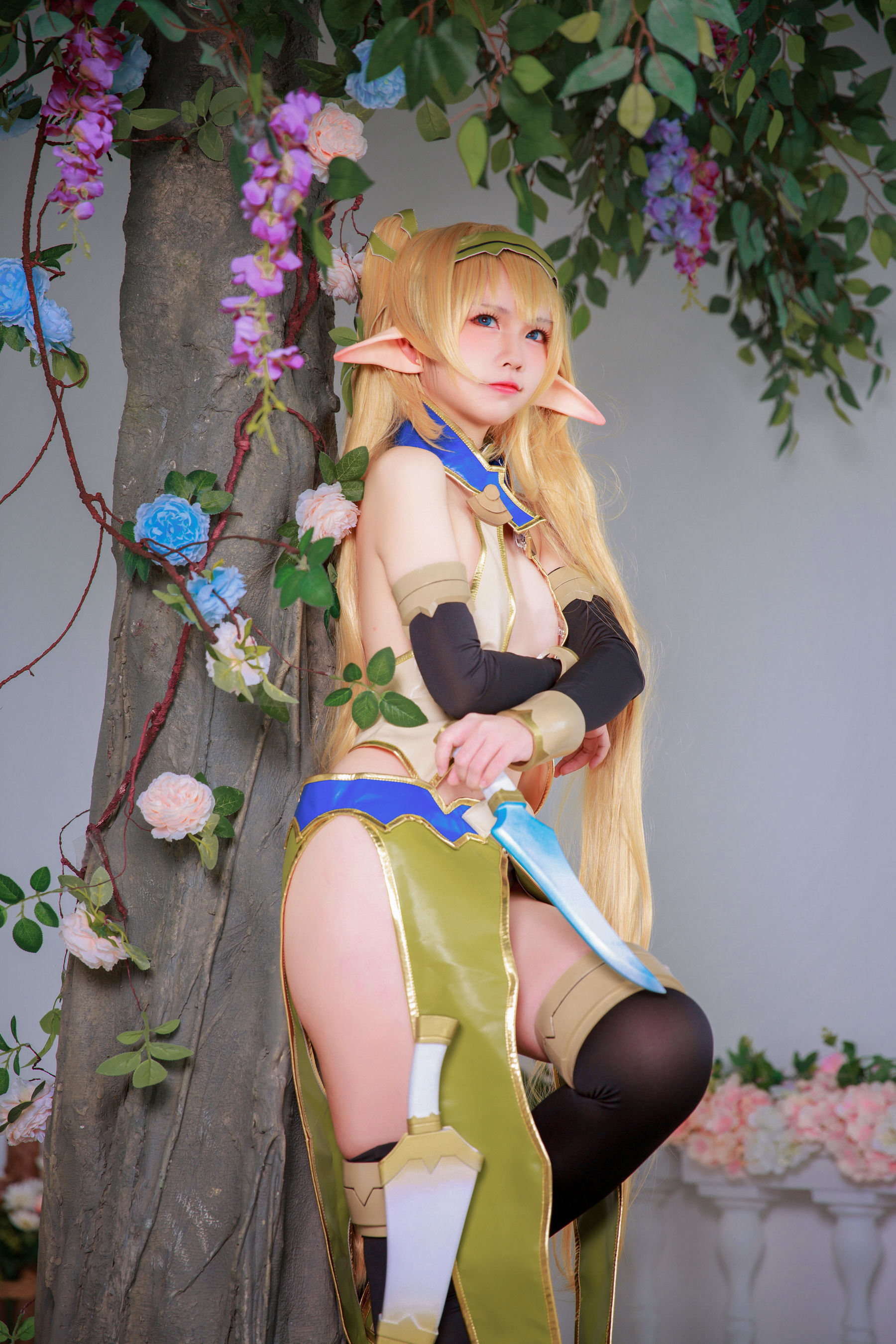 Internet Celebrity Coser Photobook] Anime Blogger G44 Will Not Get Hurt - Elf Village