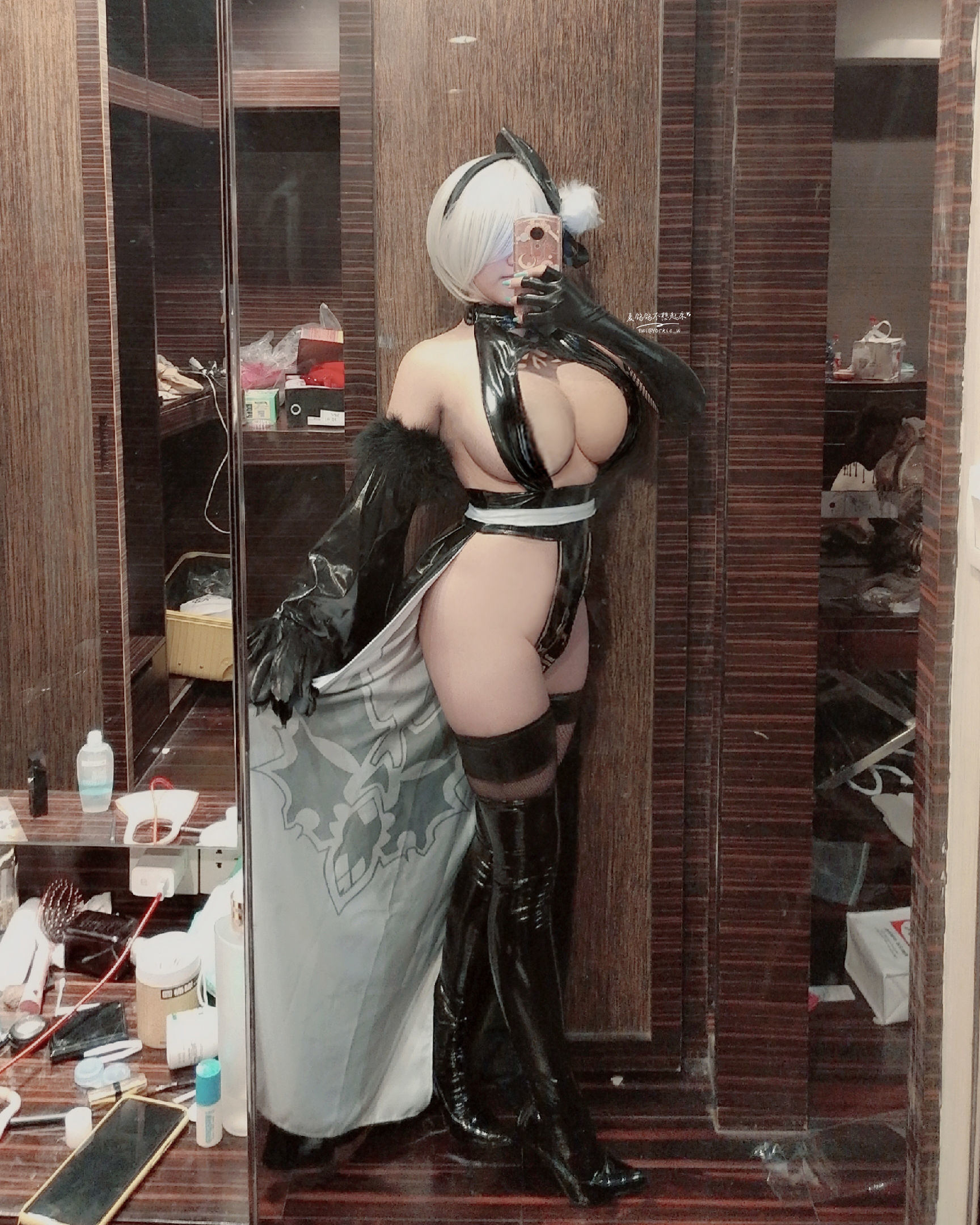 Internet Celebrity Coser Photo] Xia Gege Doesn't Want to Get Out of Bed - Ninja 2B