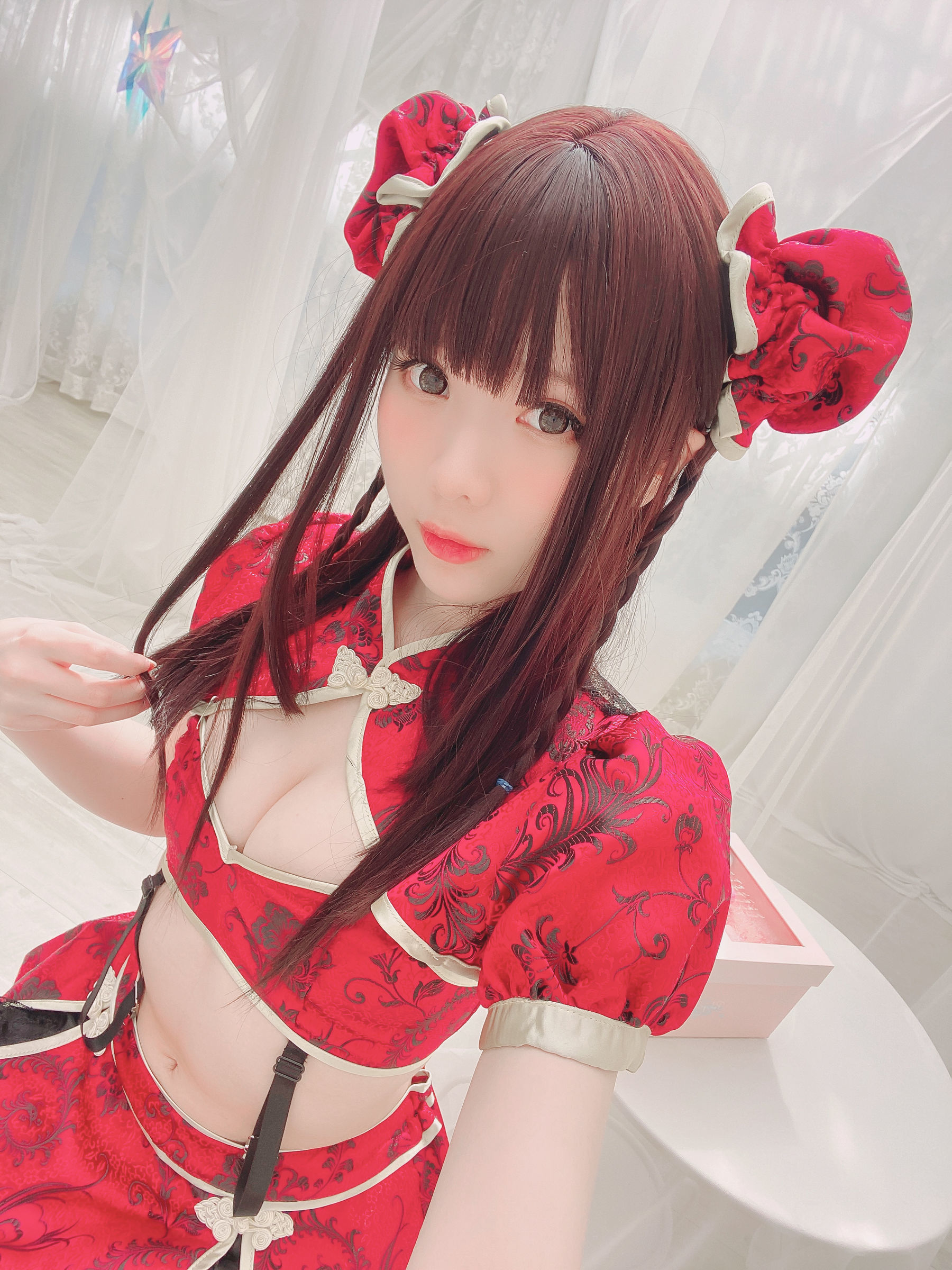 Netizen COSER Bộ ảnh] Weibo Cô gái Sương Nguyệt Shimo - Trung Hoa Nương
