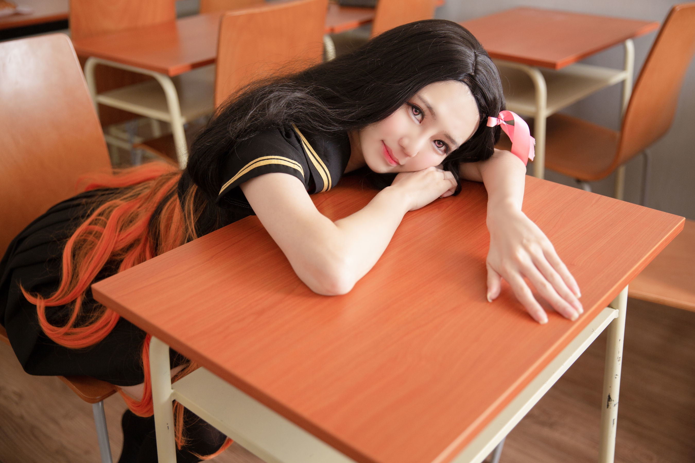 Bộ ảnh COSER của net hồng] Sally Dorasnow - Nezuko School