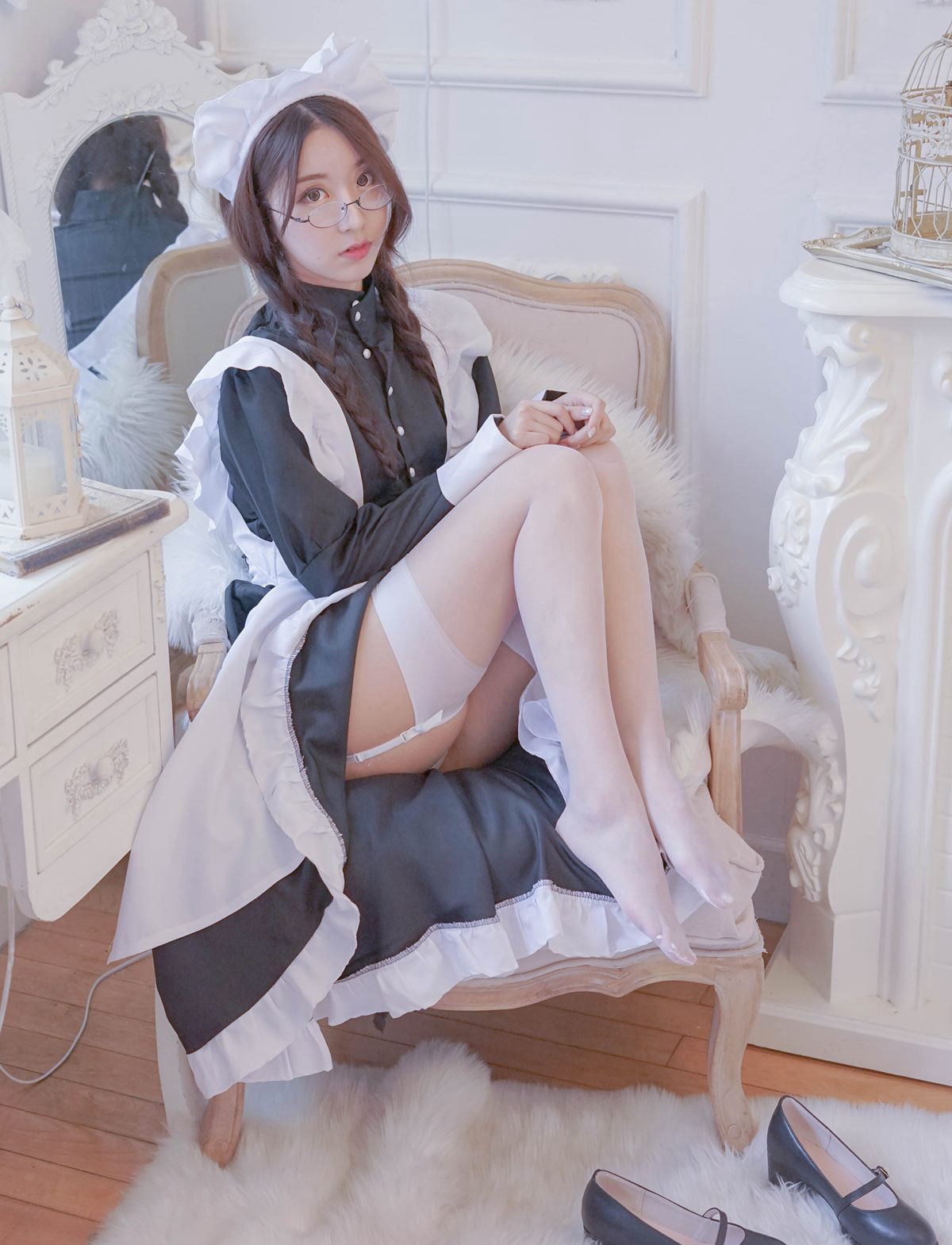 科斯普雷美女黑川風騷白絲美腿玉足高清超污大尺度寫真